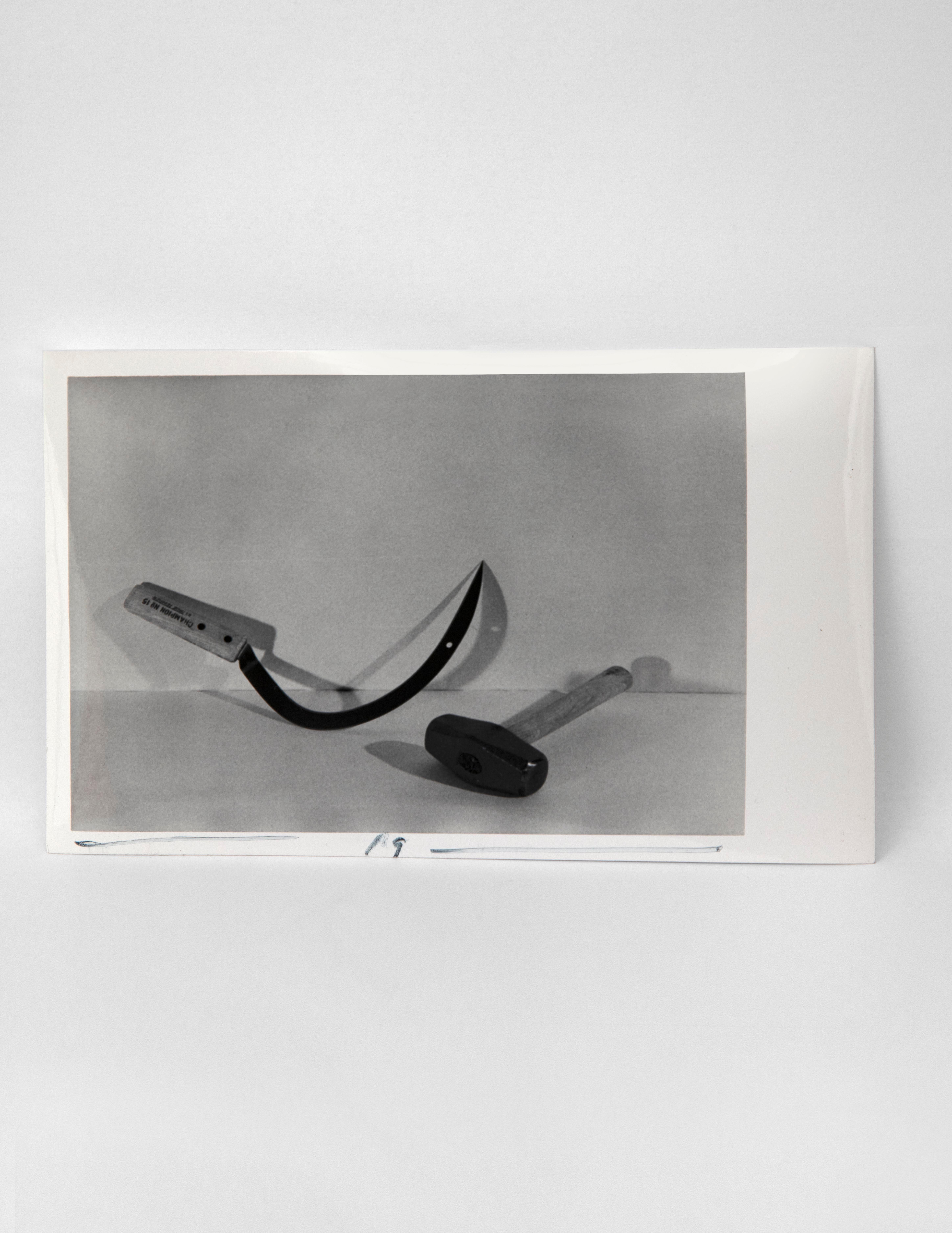Andy Warhol Black and White Photograph - Hammer and Sickle