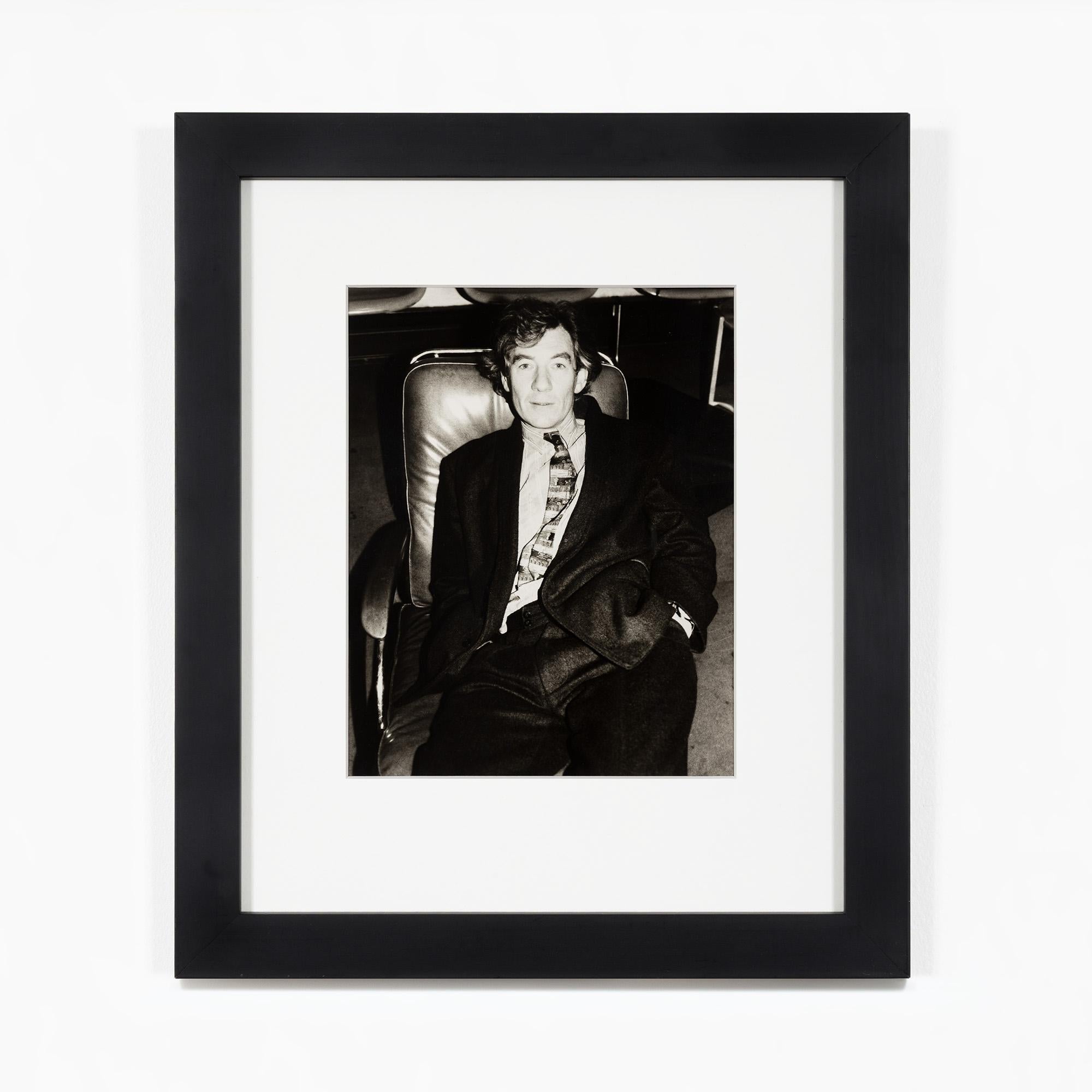 Andy Warhol Black and White Photograph - Ian McKellen