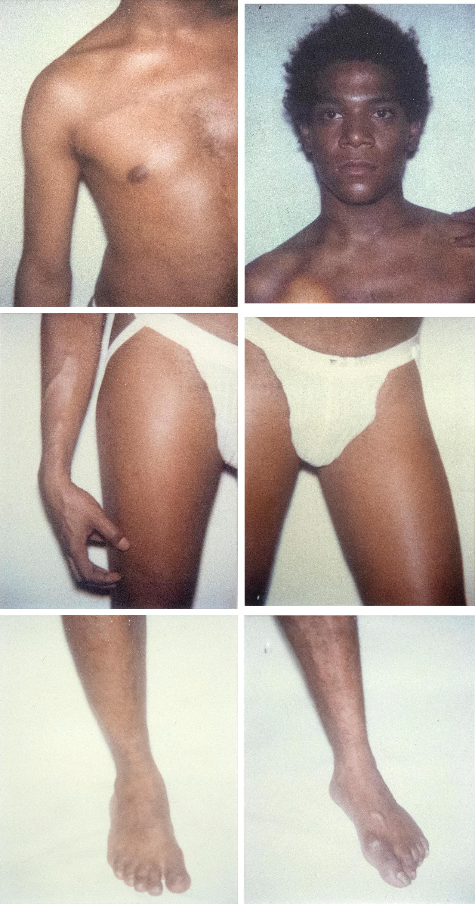 Andy Warhol Color Photograph - Jean-Michel Basquiat (Six Polaroids)
