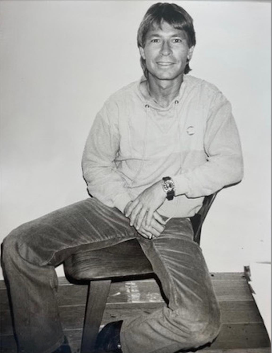 Andy Warhol Black and White Photograph – John Denver