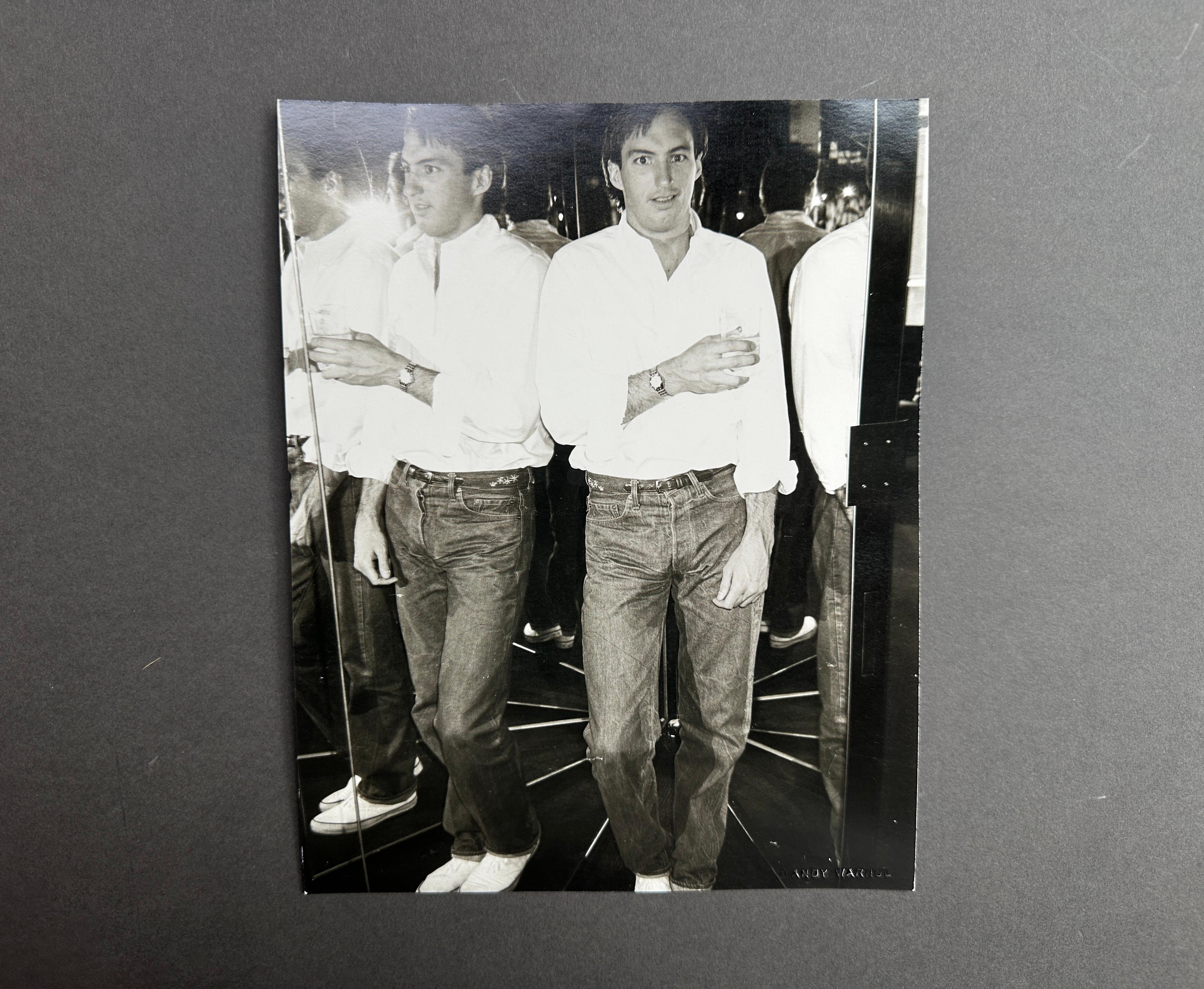 Jon Gould as Twin (in mirror) - Pop Art Photograph by Andy Warhol