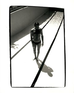Jon Gould in Empty Pool in Palm Beach