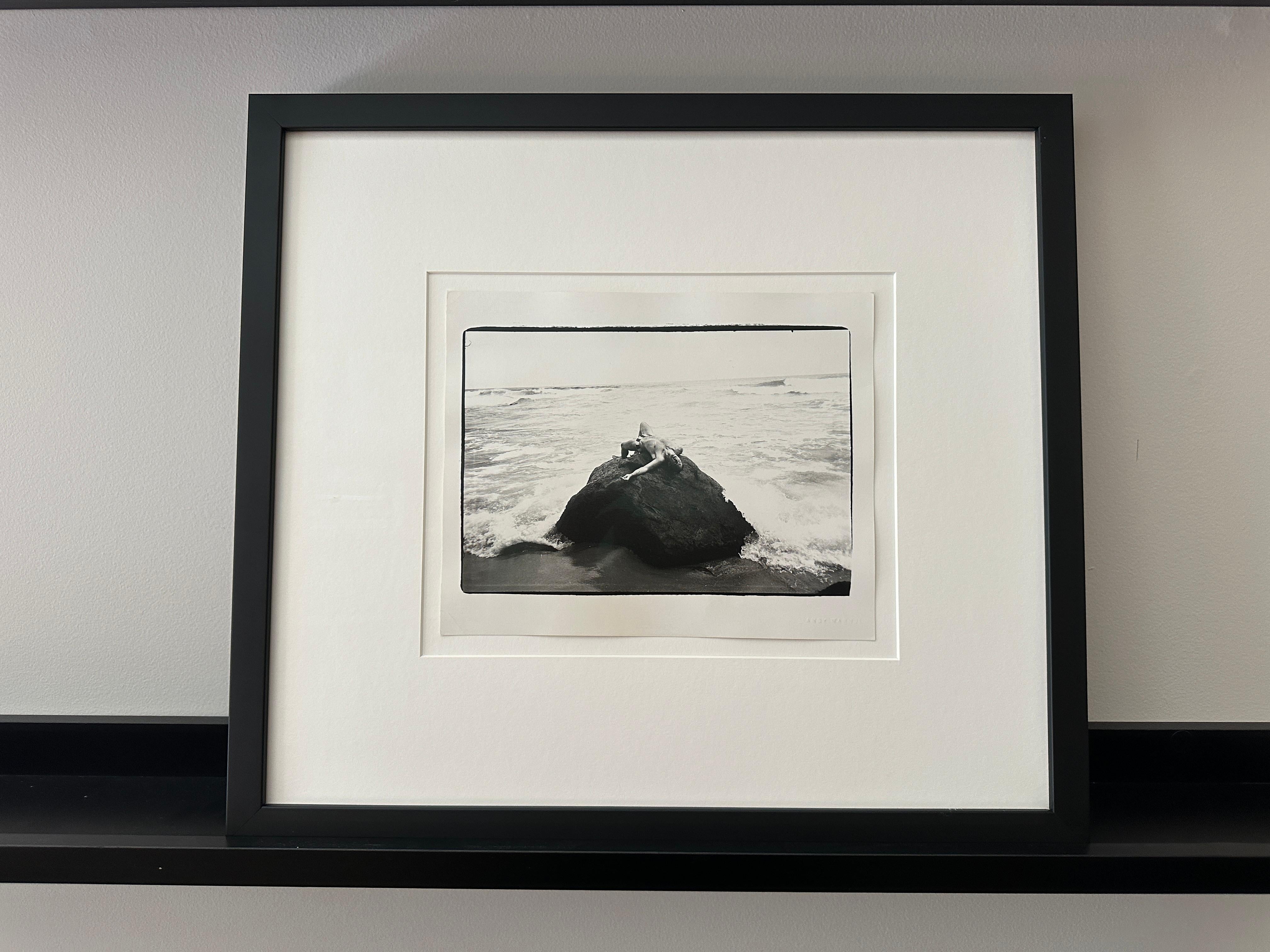 Jon Gould Montauk Rock - Photograph de Andy Warhol