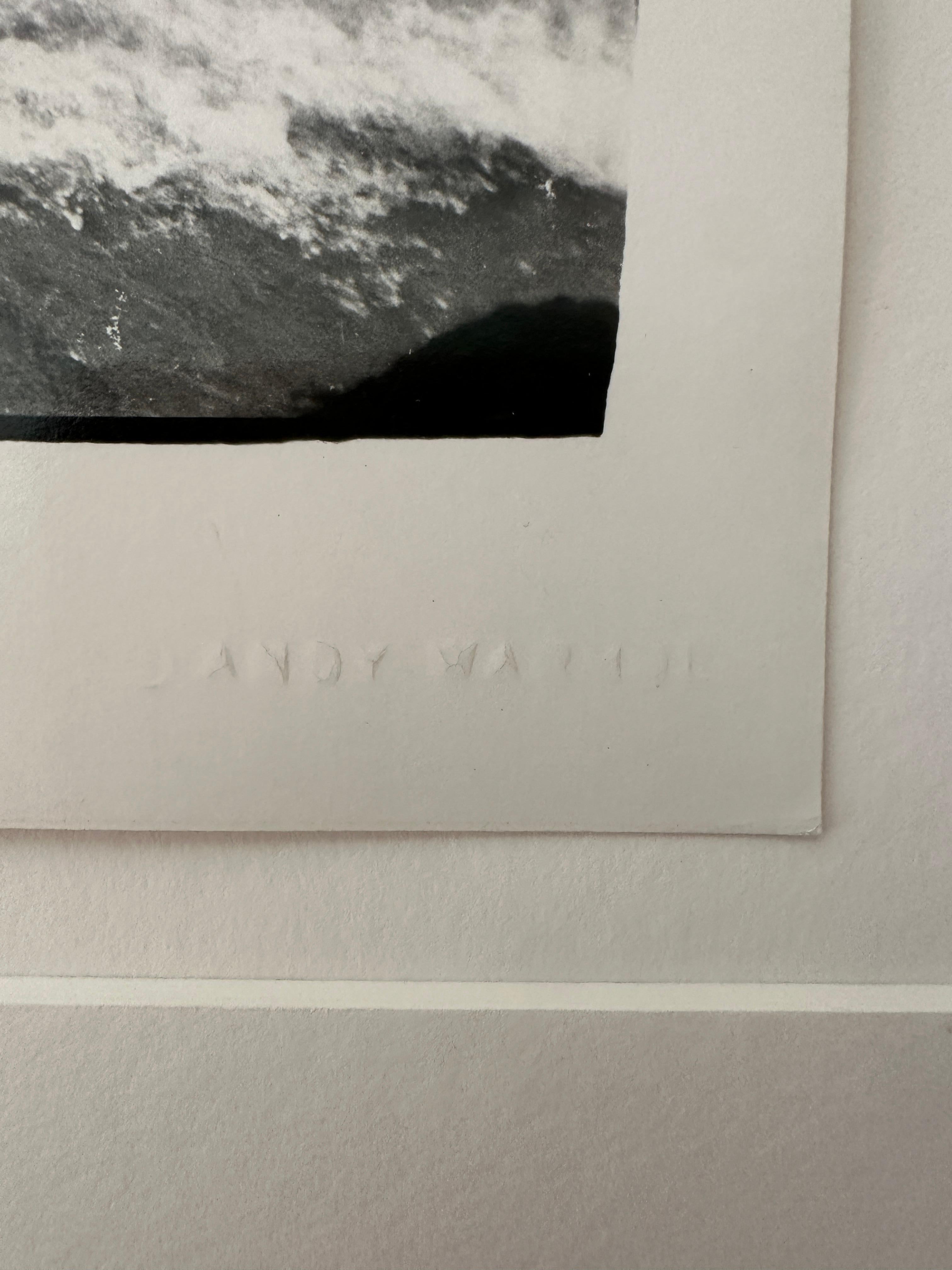 Jon Gould Montauk Rock - Pop Art Photograph par Andy Warhol