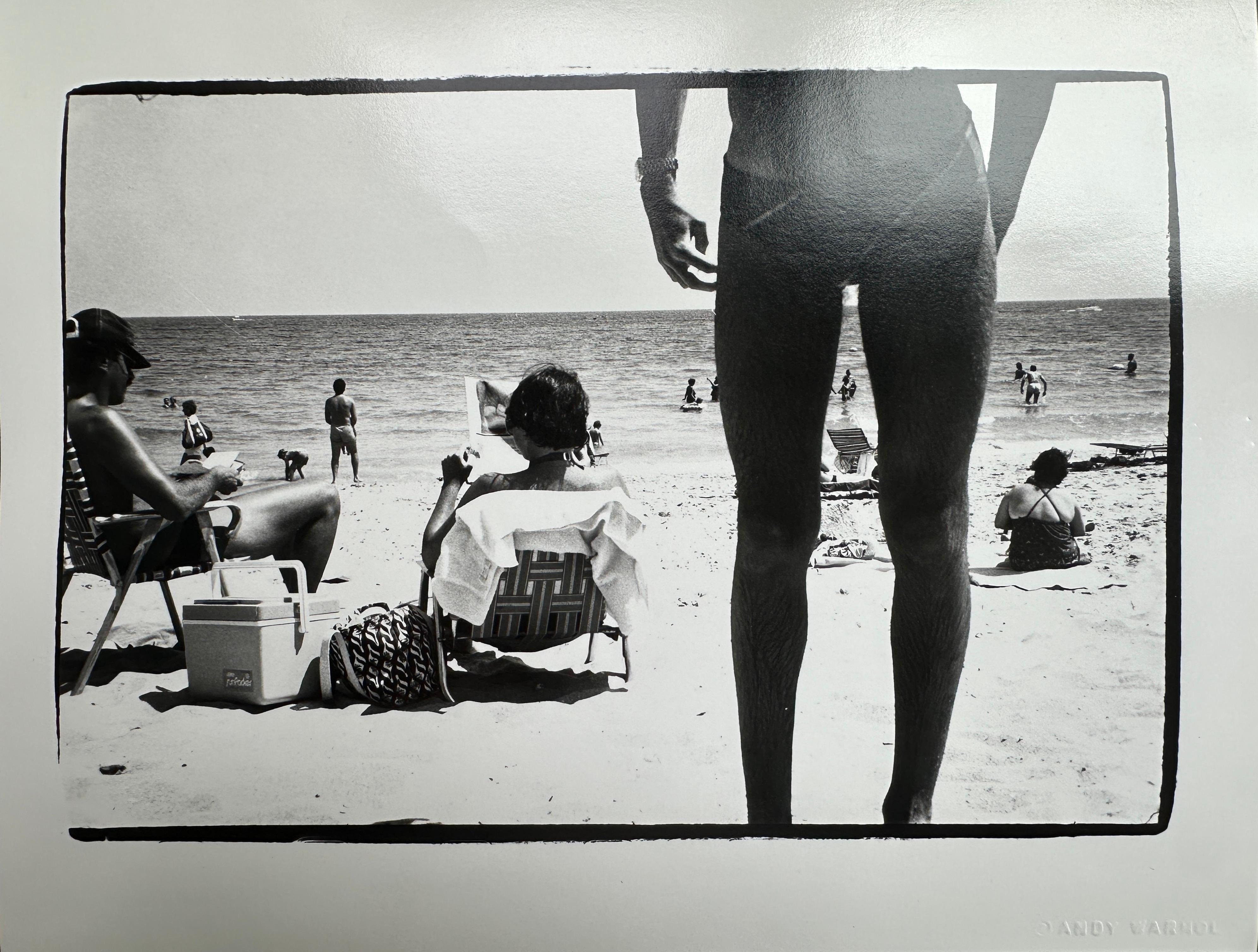 Jon Gould Observing Palm Beach Scene For Sale 1