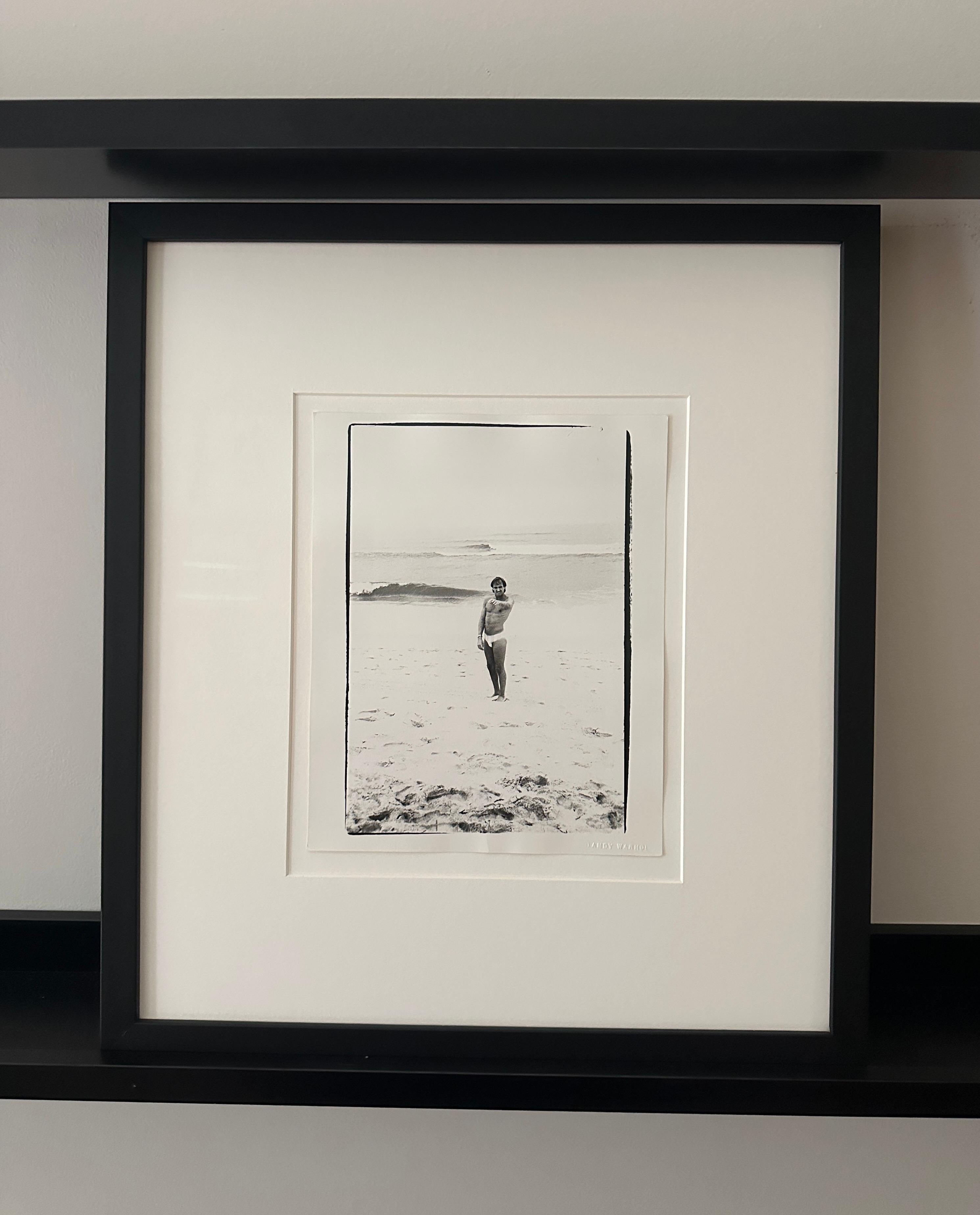 Jon Gould Pointing on Fire Island Beach For Sale 2