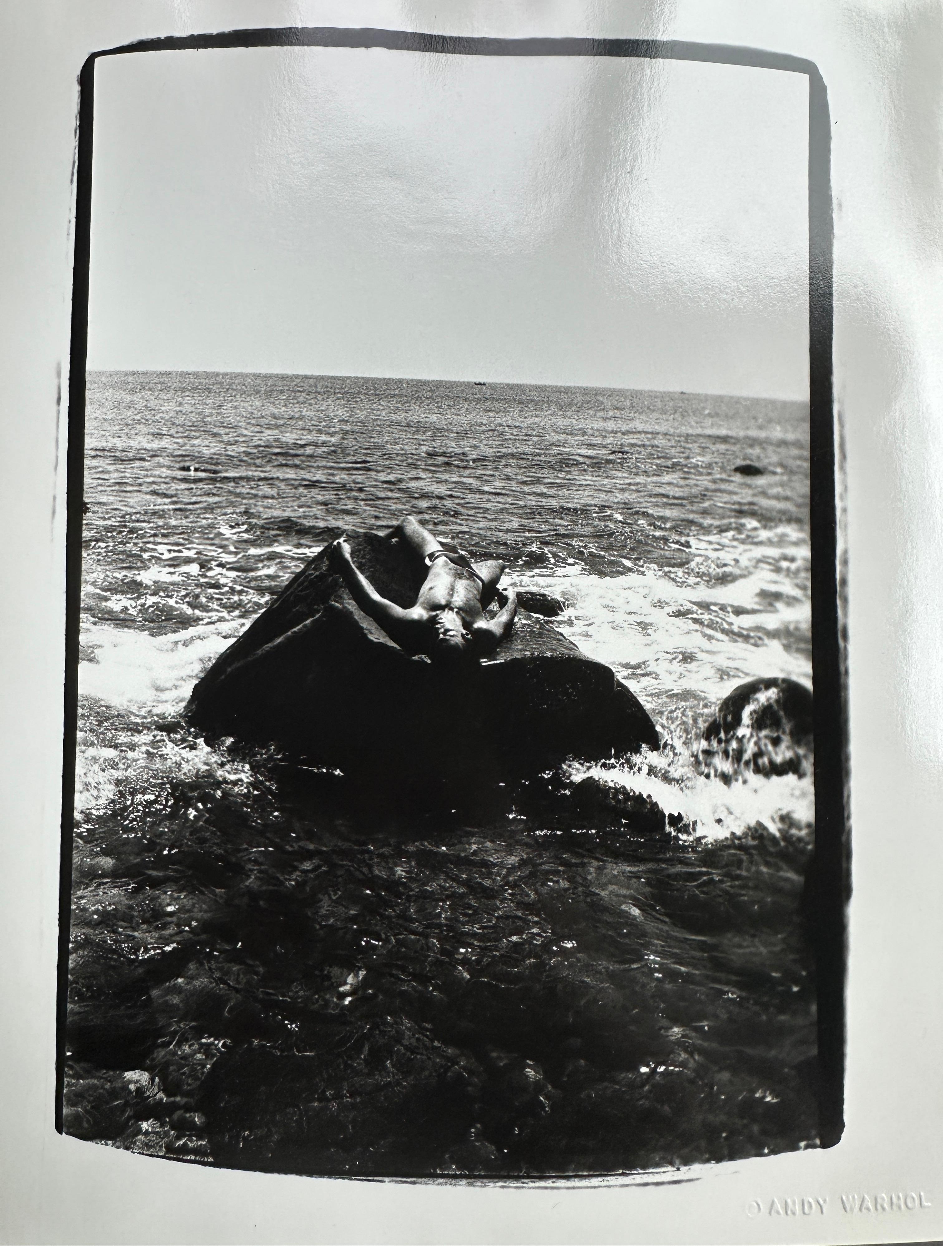 Jon Gould steso su una roccia a Montauk in vendita 1