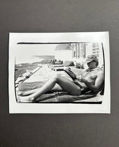 Jon Gould Sunbathing in Montauk
