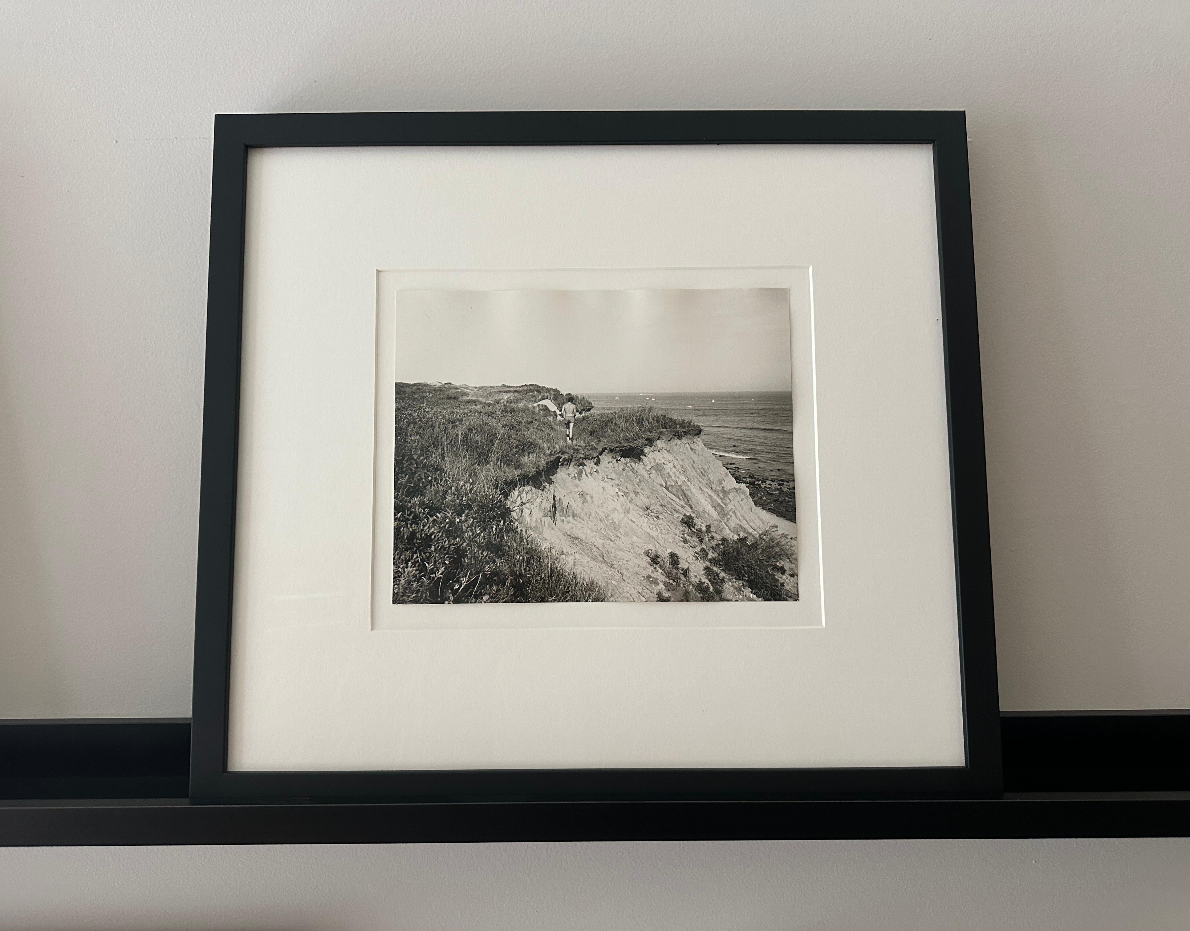 Jon Gould Walking Cliffside Montauk - Pop Art Photograph by Andy Warhol