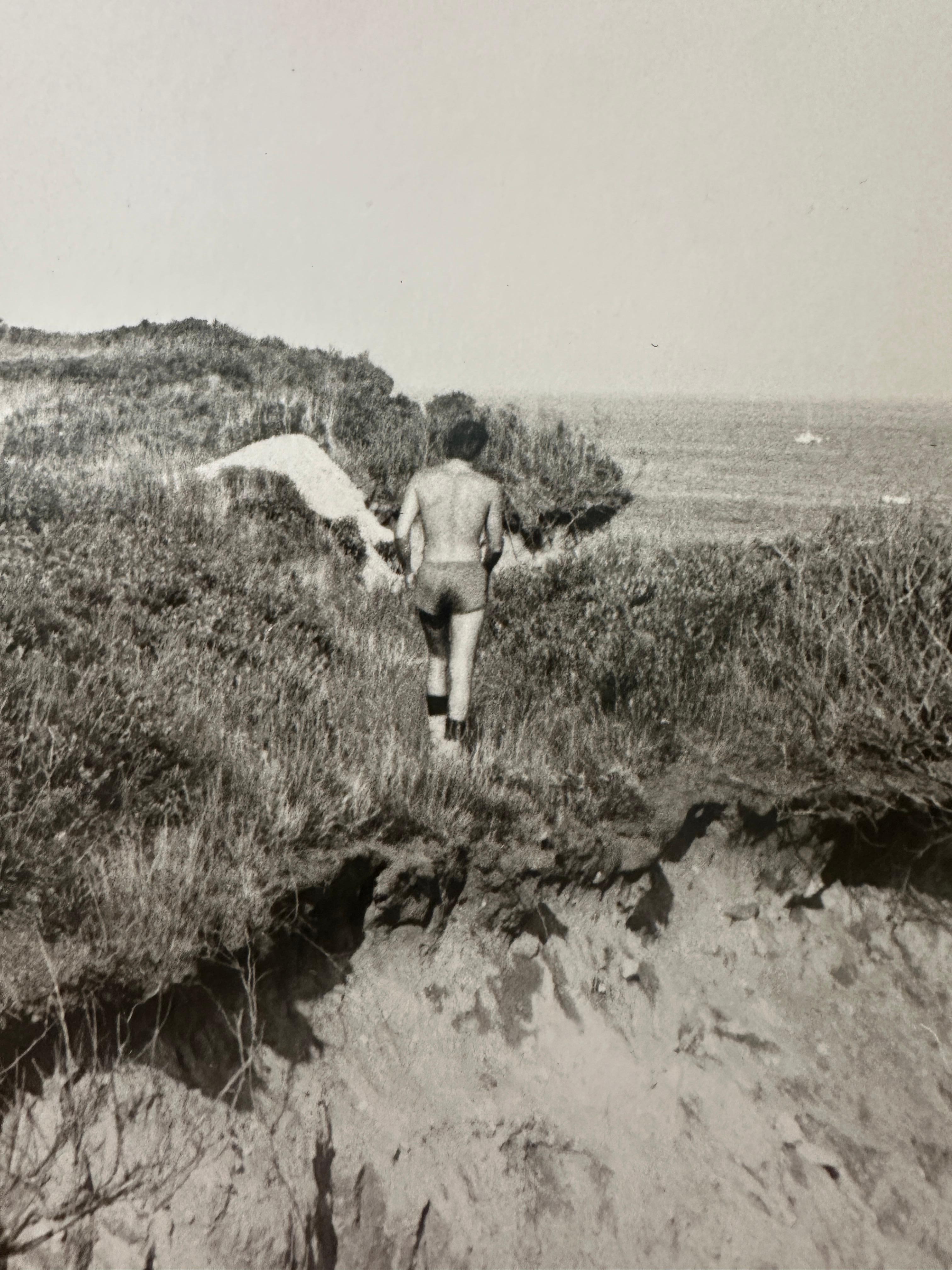 Jon Gould Walking Cliffside Montauk For Sale 1