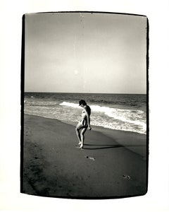 Jon Gould Walking in Surf