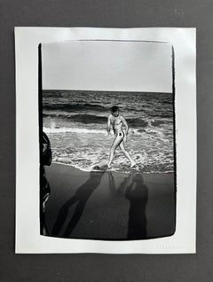 Jon Gould Walking in Surf in Palm Beach