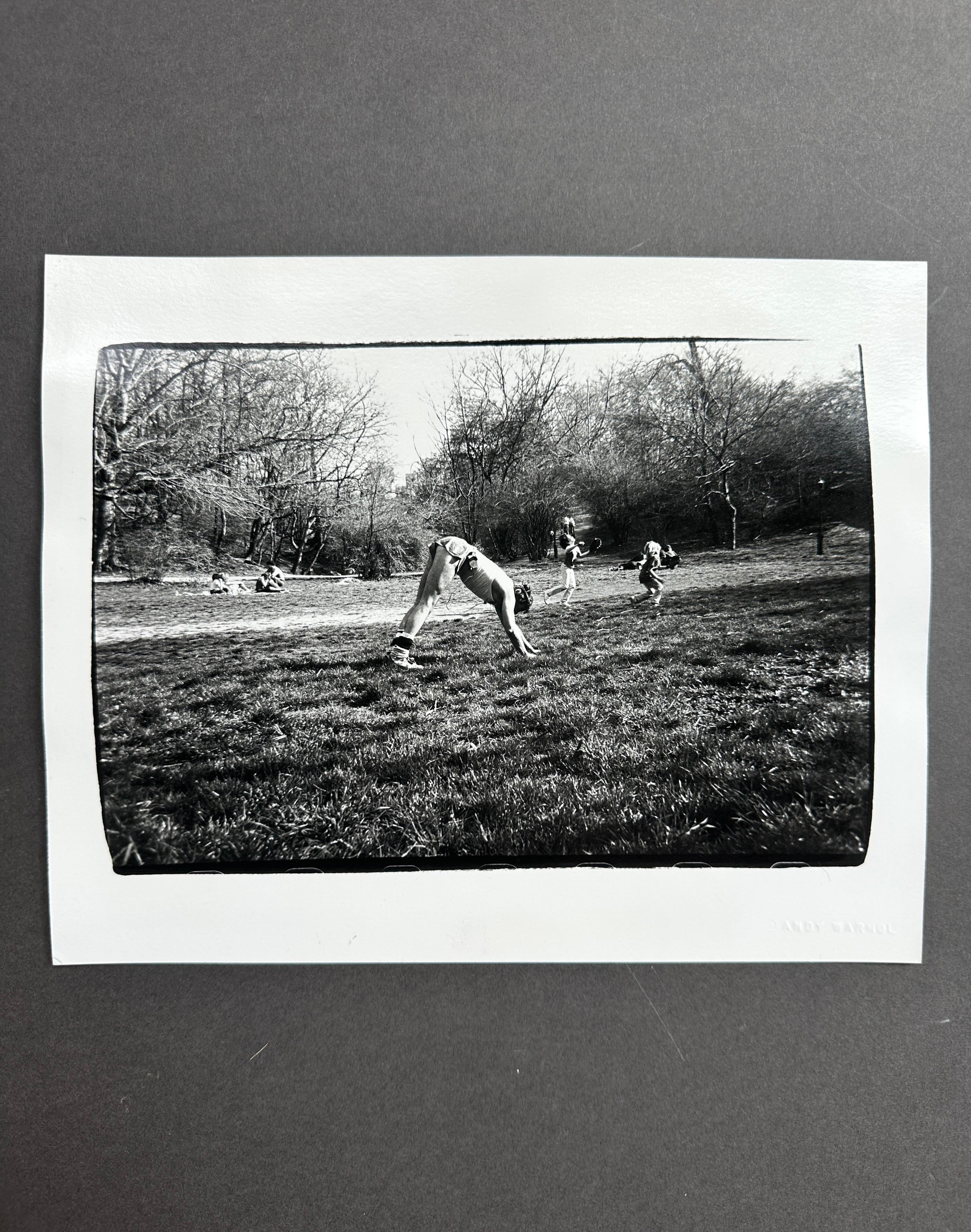 Jon Gould Yoga Pose Central Park 2 - Photograph by Andy Warhol