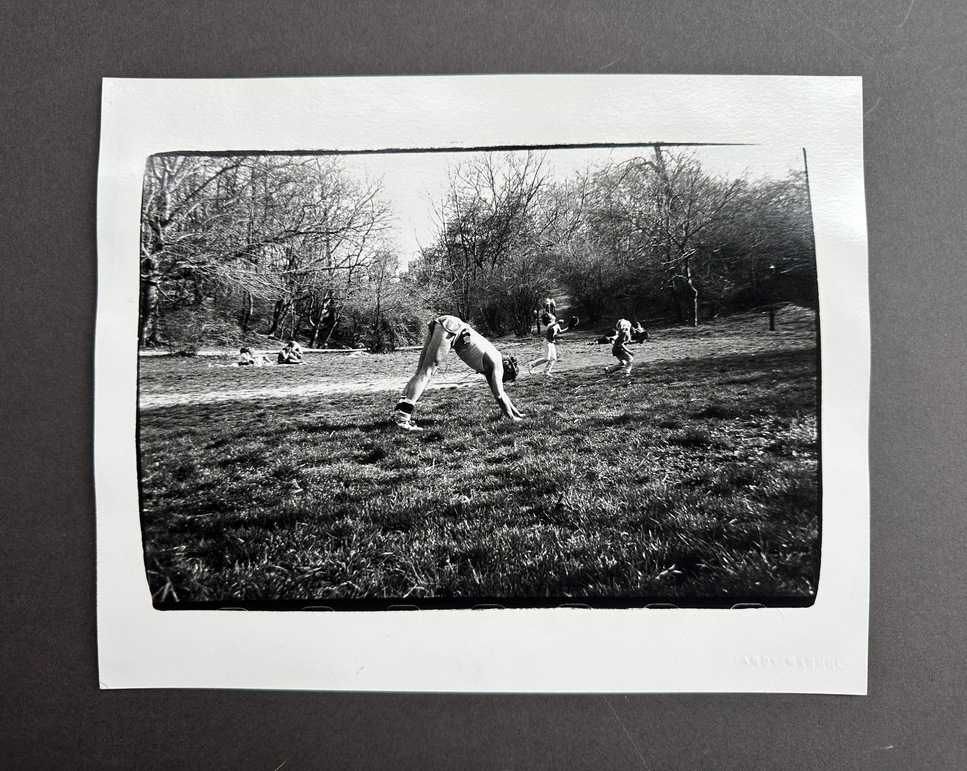 Jon Gould Yoga Pose Central Park 2 - Pop Art Photograph by Andy Warhol