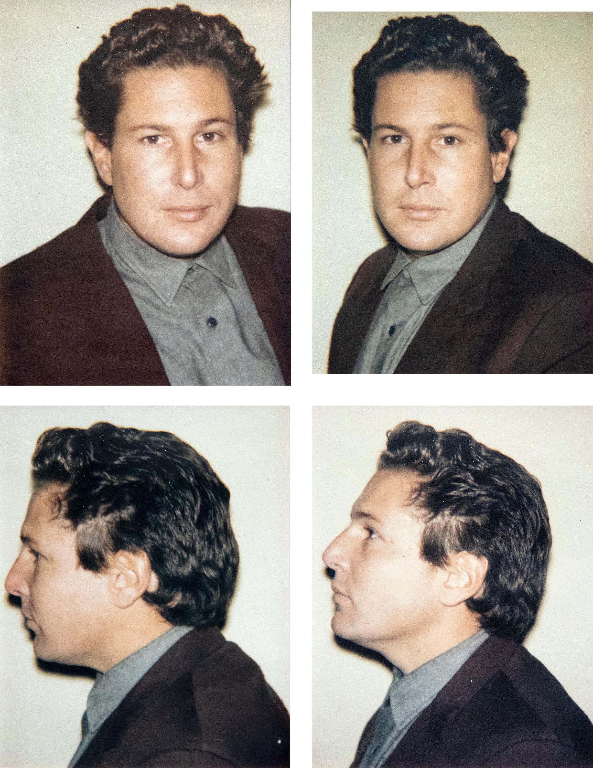 Andy Warhol Portrait Photograph – Julian Schnabel 4 Polaroids