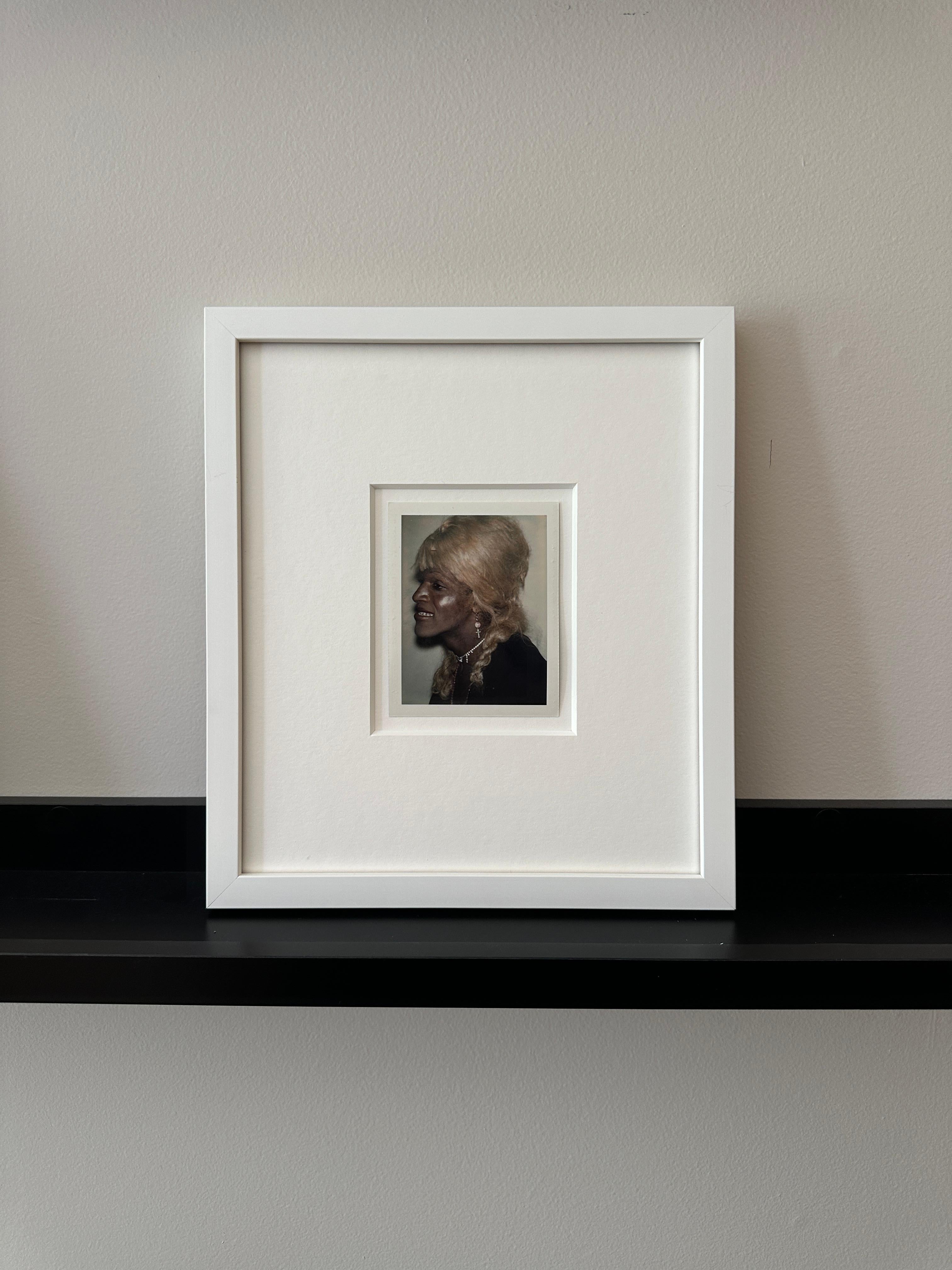 Ladies and Gentlemen (Marsha P. Johnson) - Brown Portrait Photograph by Andy Warhol