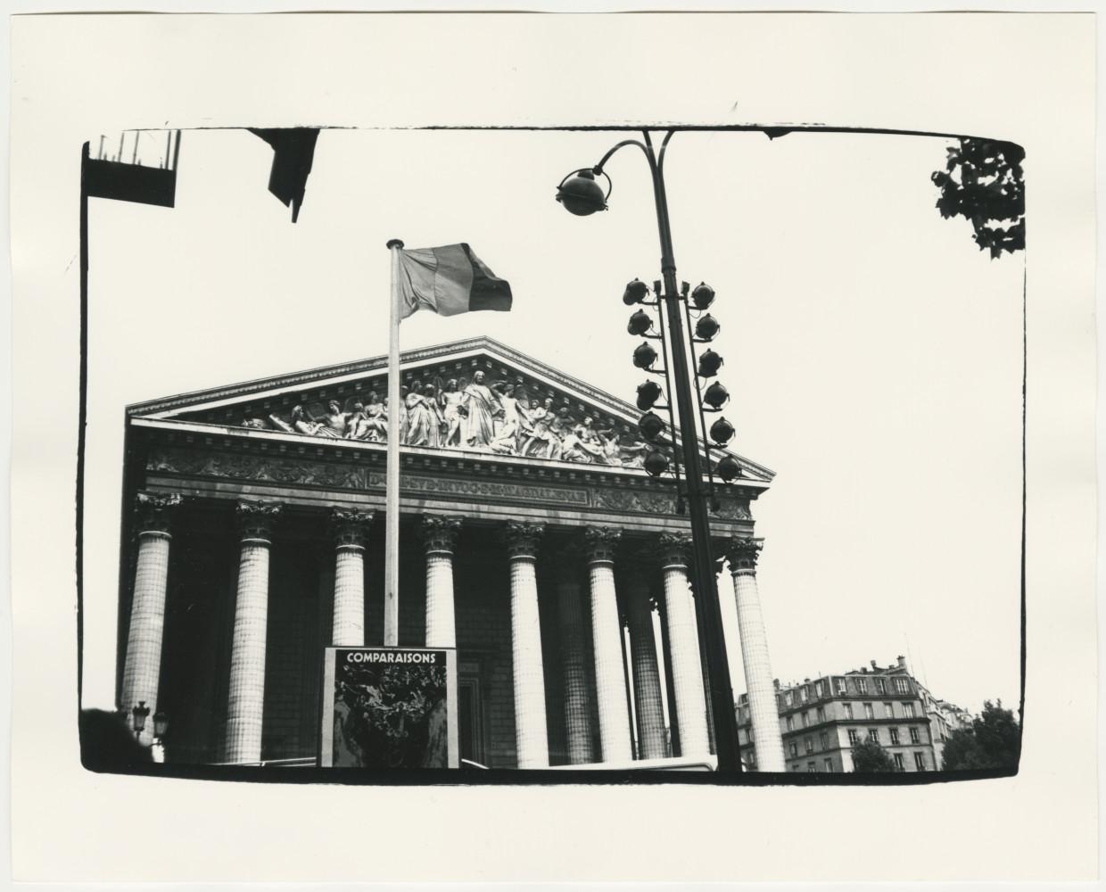 Andy Warhol Black and White Photograph - Le Madeleine, Paris
