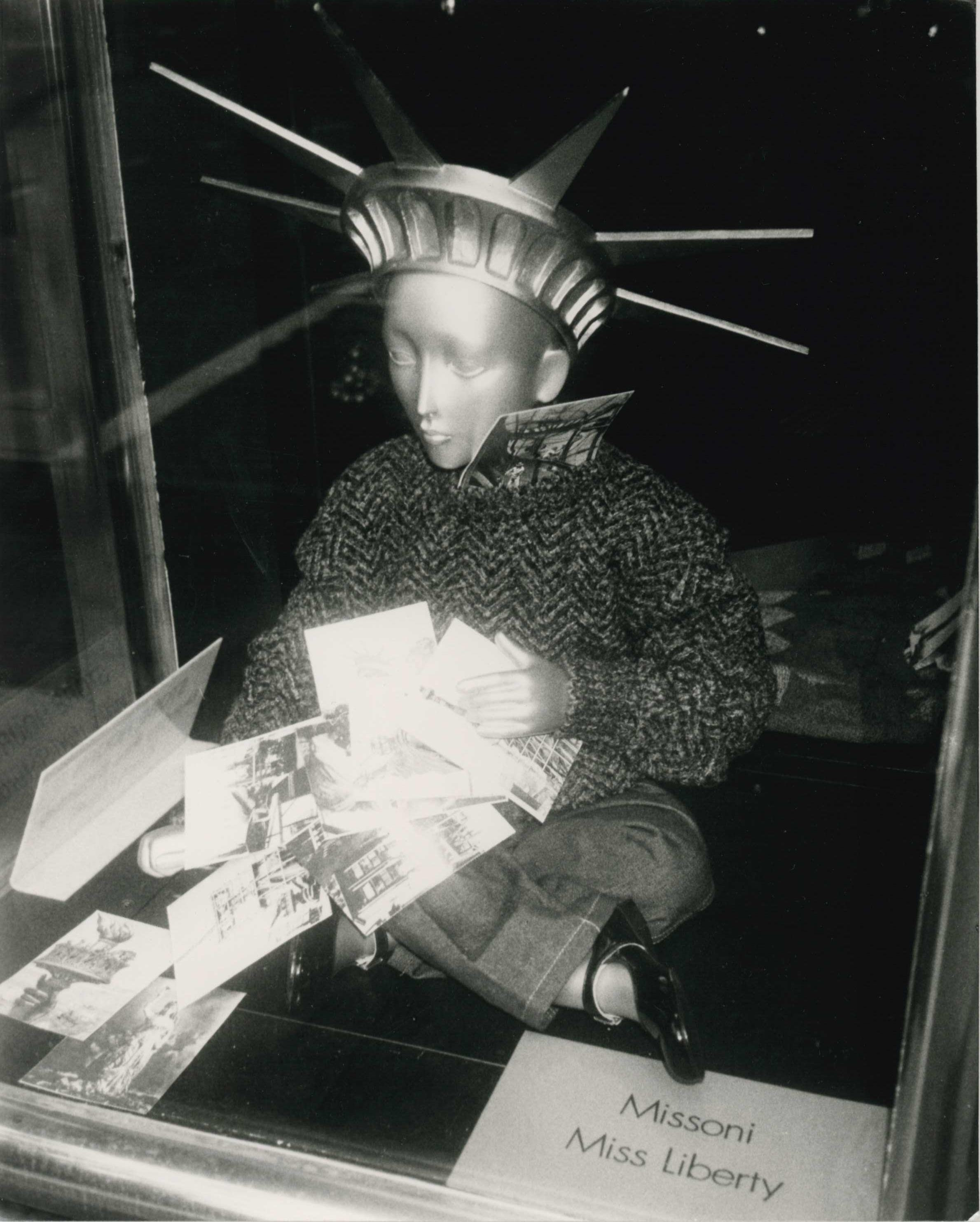 Andy Warhol Black and White Photograph - Liberty Mannequin