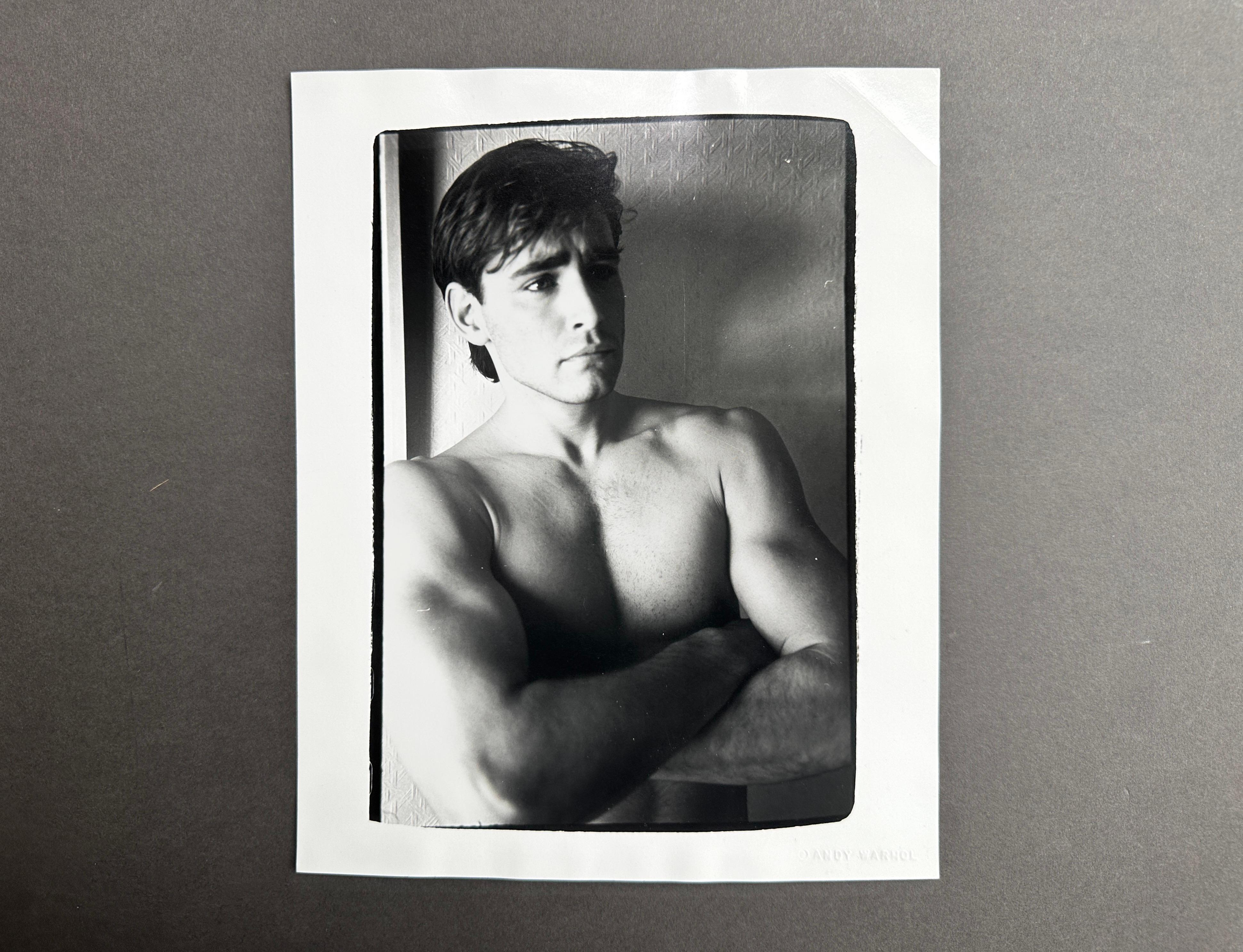 Male Model Close Up - Pop Art Photograph by Andy Warhol