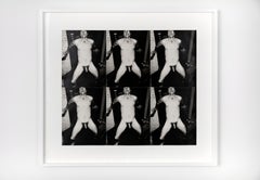 Vintage Six stitched gelatin silver prints of Nude Male by Andy Warhol