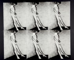 Vintage Six stitched gelatin silver prints of Nude Male by Andy Warhol