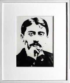 Marcel Proust, Unique Acetate delivered by Andy Warhol to Chromacomp Inc. Framed