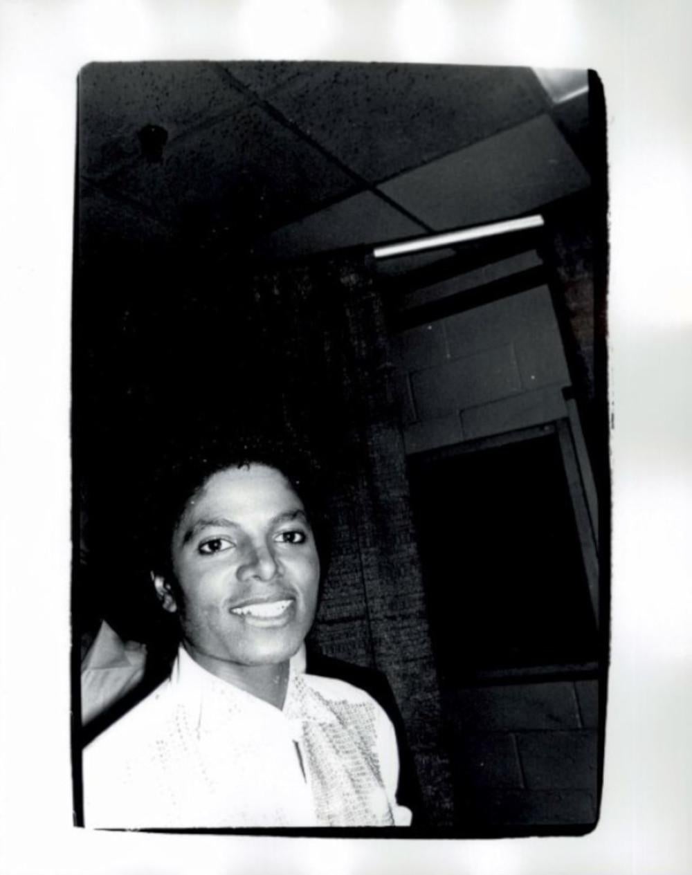 Andy Warhol Black and White Photograph - Michael Jackson