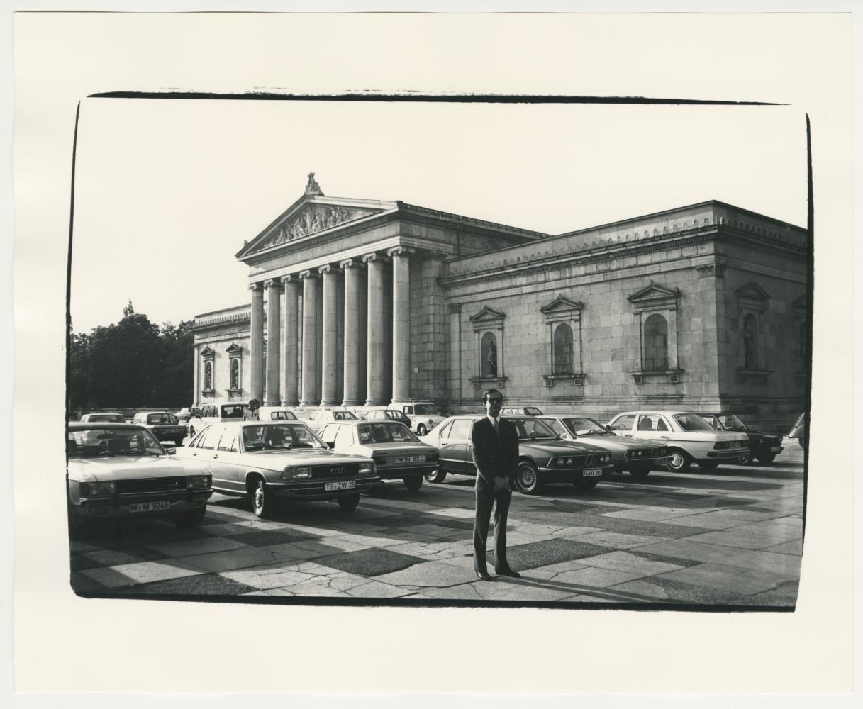 Andy Warhol Black and White Photograph - Munich Glyptothek
