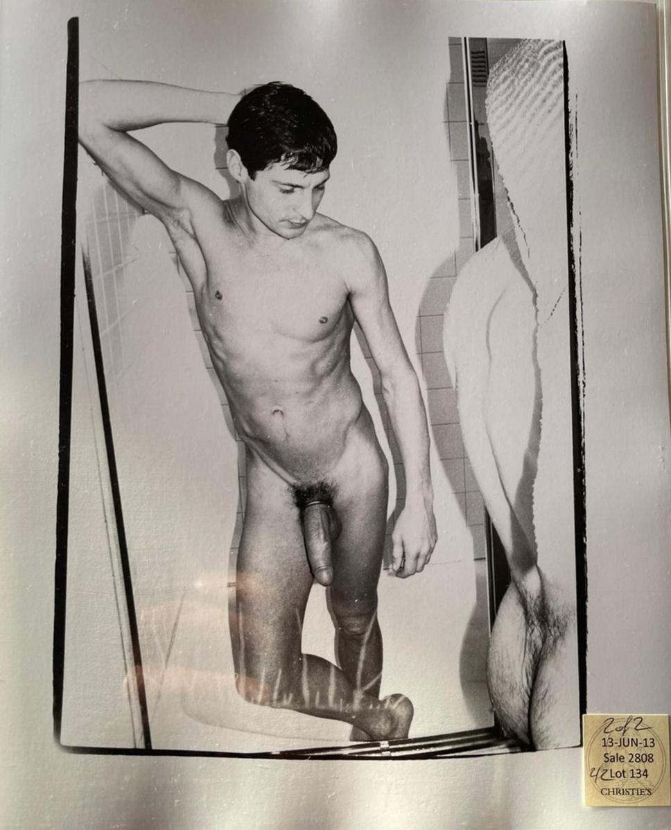 Modèle masculin nu, impression unique à la gélatine argentée. - Modernisme américain Photograph par Andy Warhol