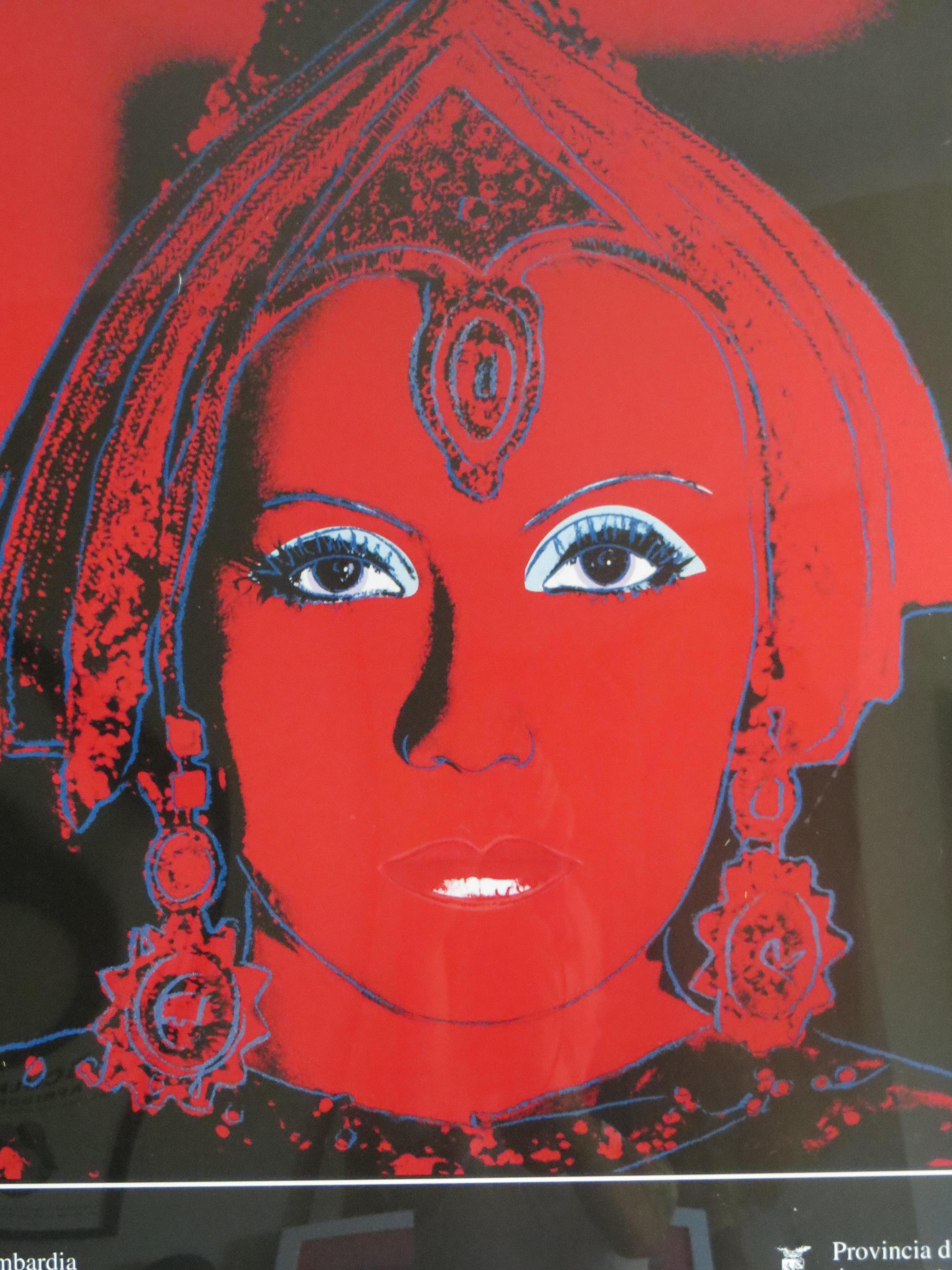 Andy Warhol Exhibition Poster, Greta Garbo, Milan 1995 For Sale 1