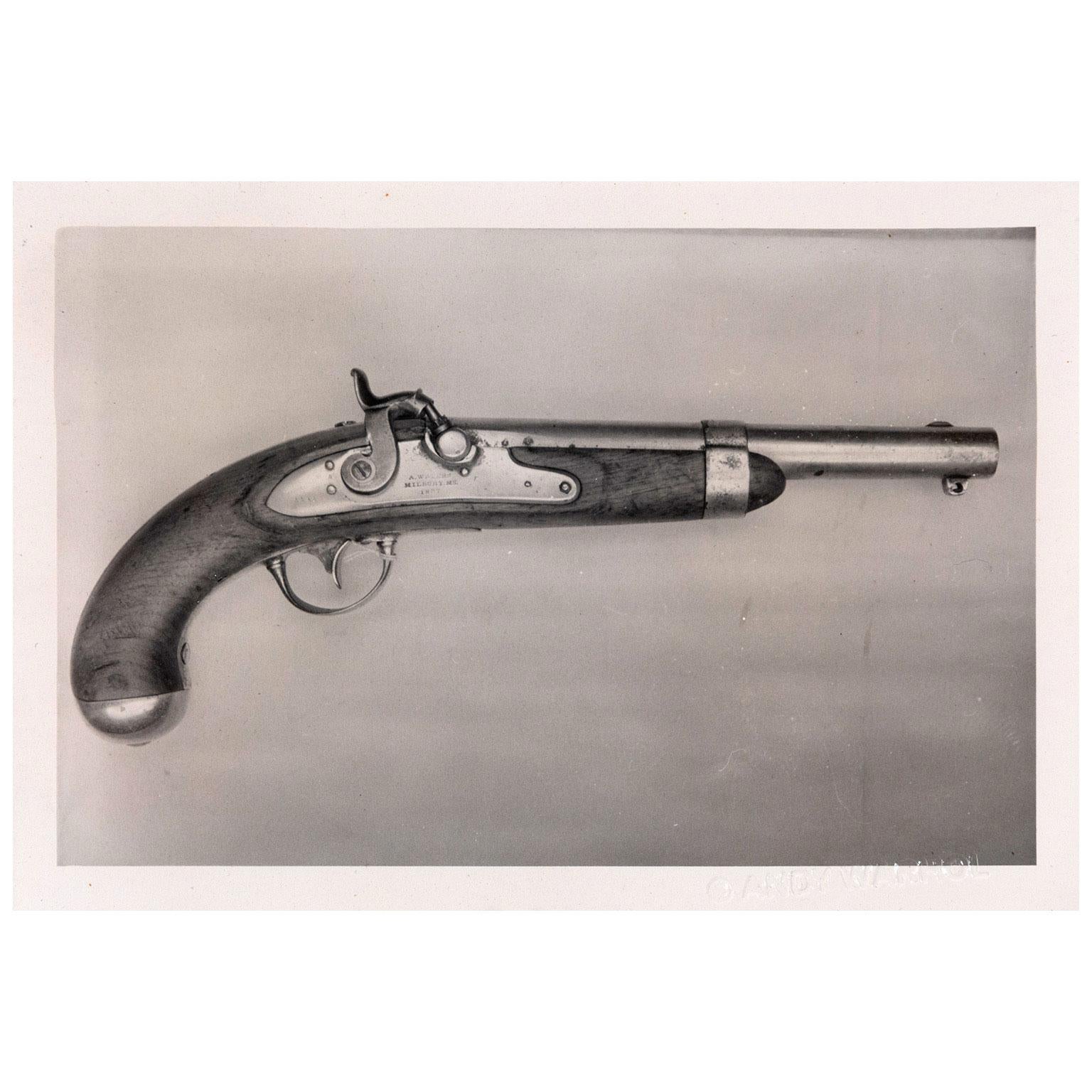 Andy Warhol Black and White Photograph - Pistol