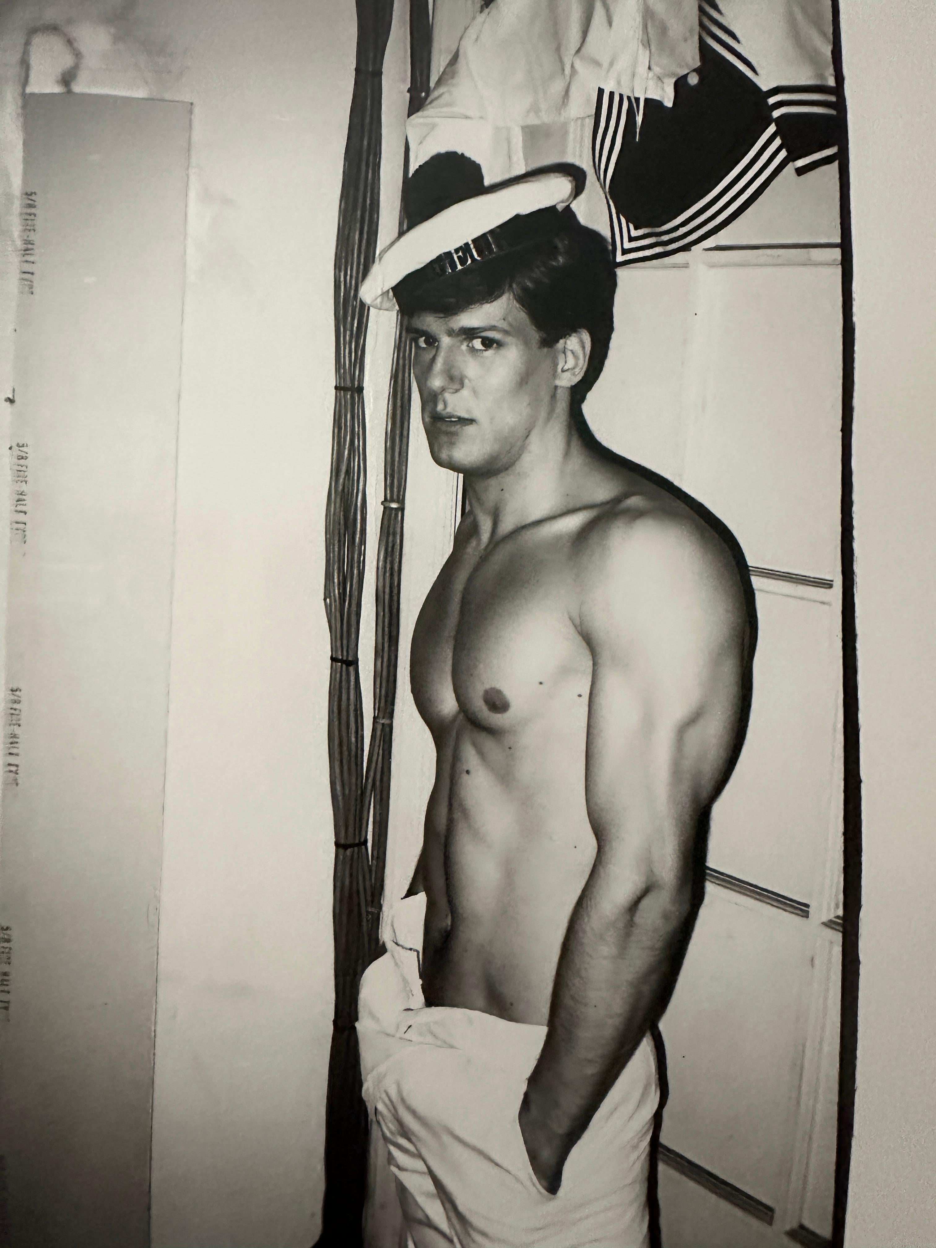Querelle - Beige Black and White Photograph by Andy Warhol