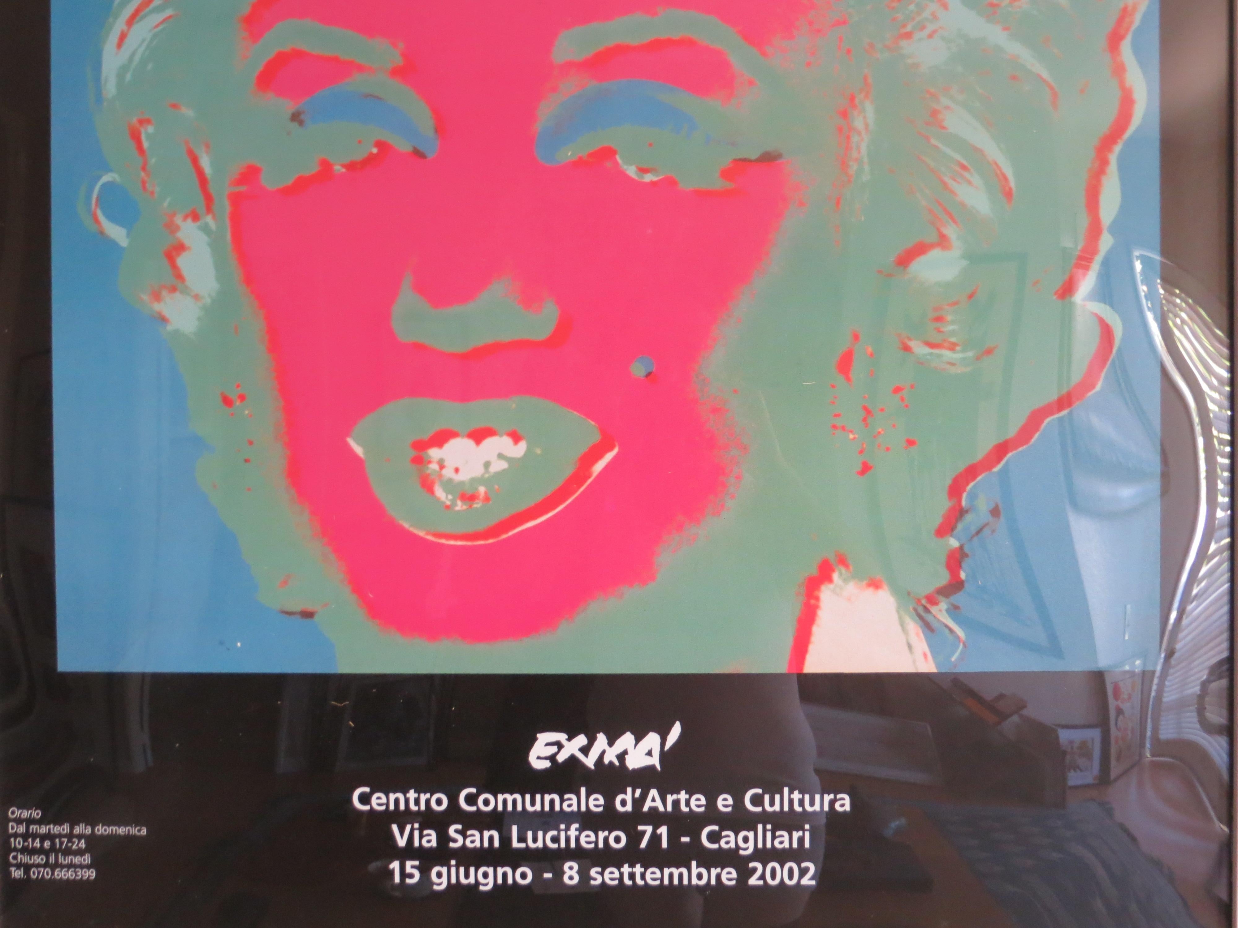 
Andy Warhol  Exma Marilyn 2003 on linene Vintage Vintage 2003 Pop Art Poster.
 Framed .  Exhibition Poster lithograph print custom framed  , is an incredibly special and unique piece to add to your collection.
Warhol's most unique works, although