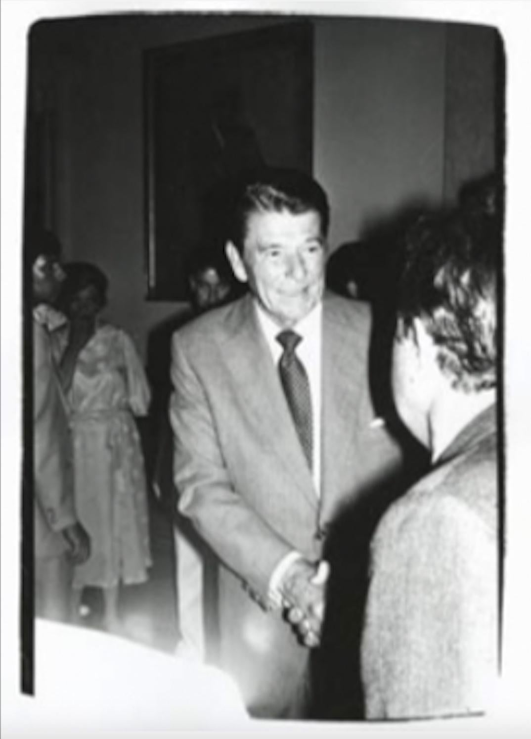 Black and White Photograph di Andy Warhol - Ronald Reagan