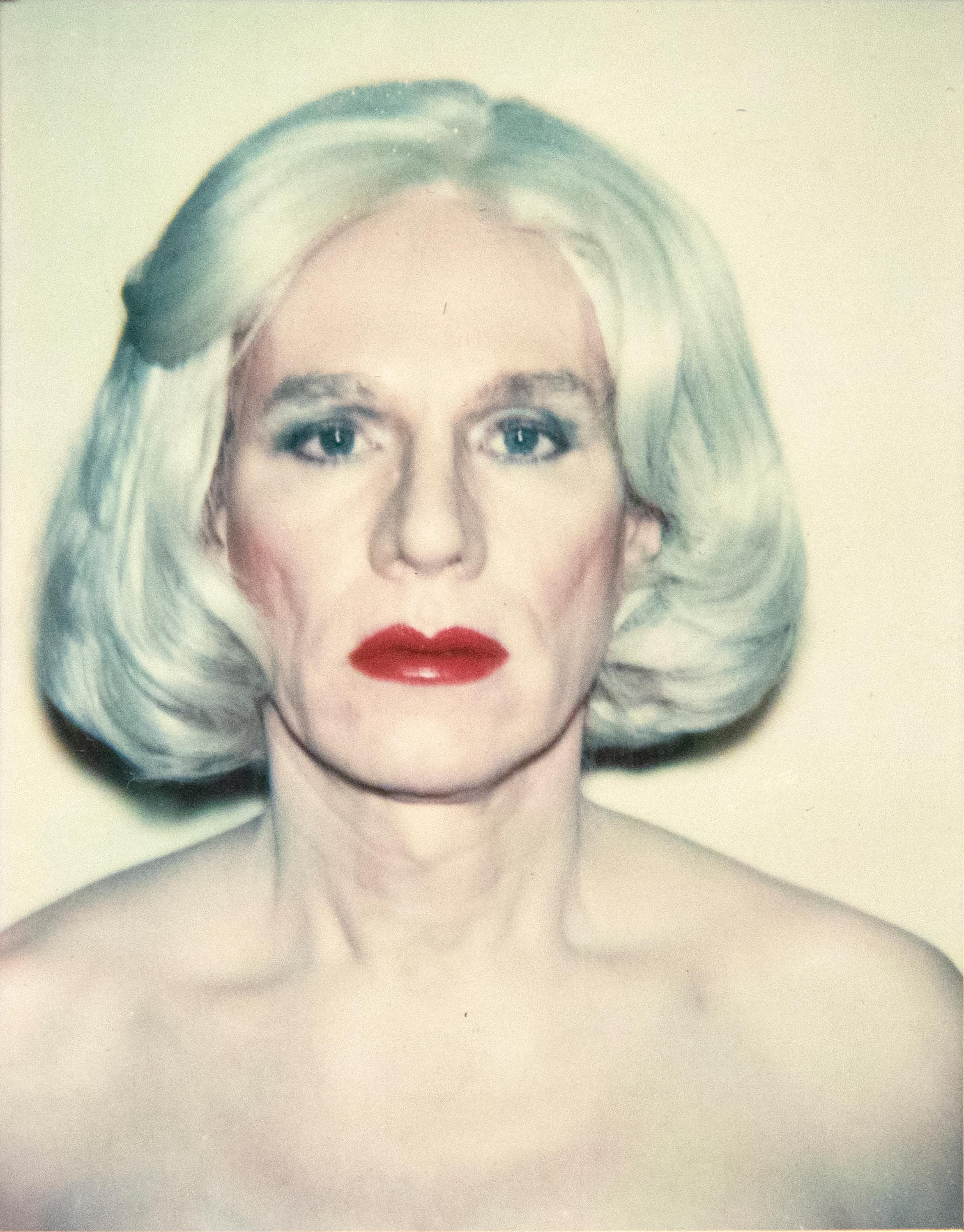 Self-Portrait in einem Platin-Griff; Self-Portrait in einem Platin-Seitenschreiber-Griff (Pop-Art), Photograph, von Andy Warhol