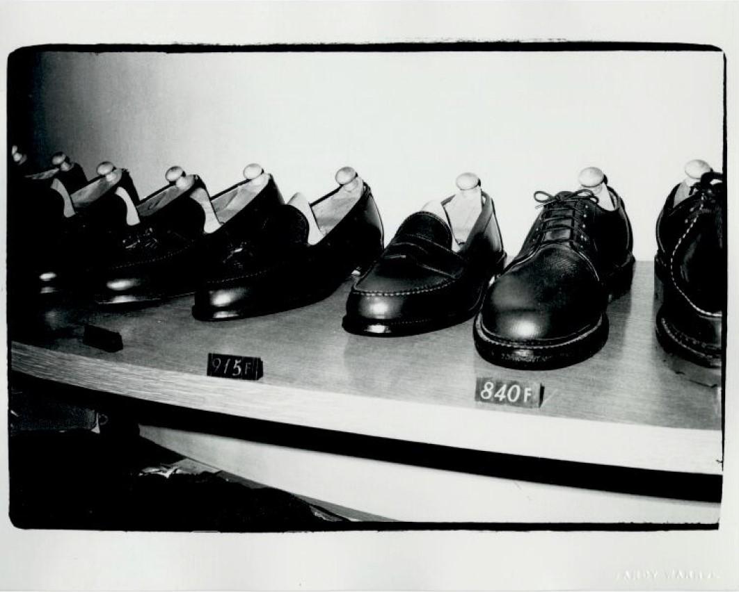 Andy Warhol Black and White Photograph - Shoes