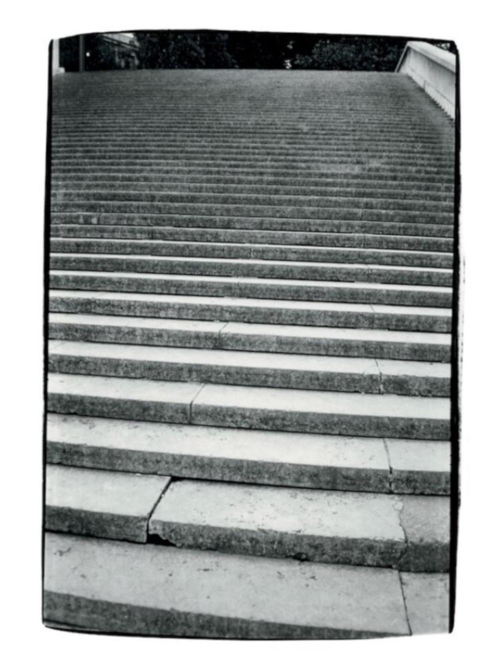Andy Warhol Black and White Photograph - Stairs