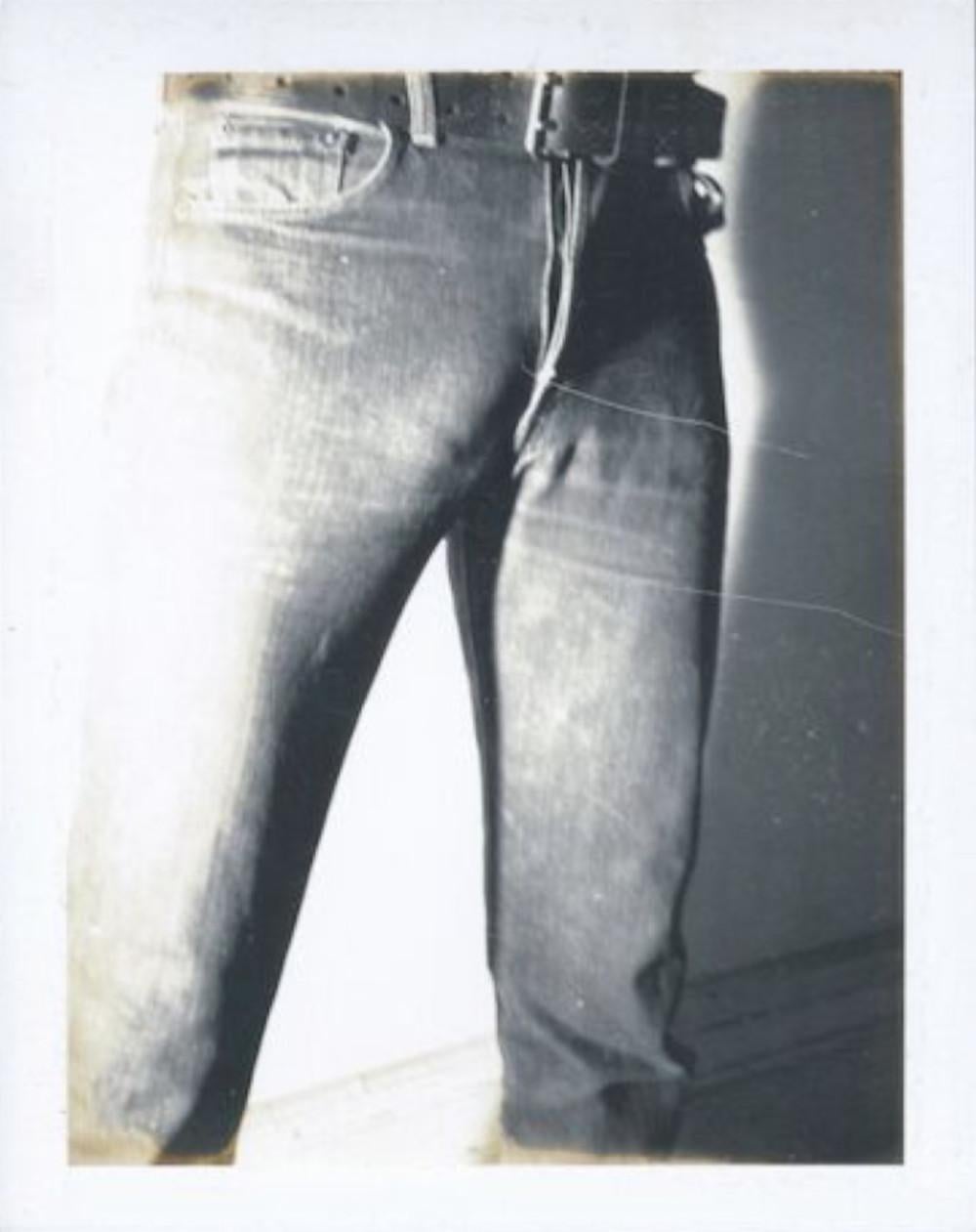 Andy Warhol Figurative Photograph - Study for Rolling Stone's 'Sticky Fingers' Album Cover - Polaroid