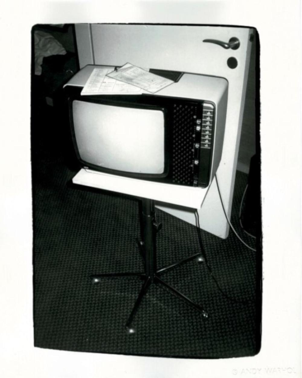 Andy Warhol Black and White Photograph - Television