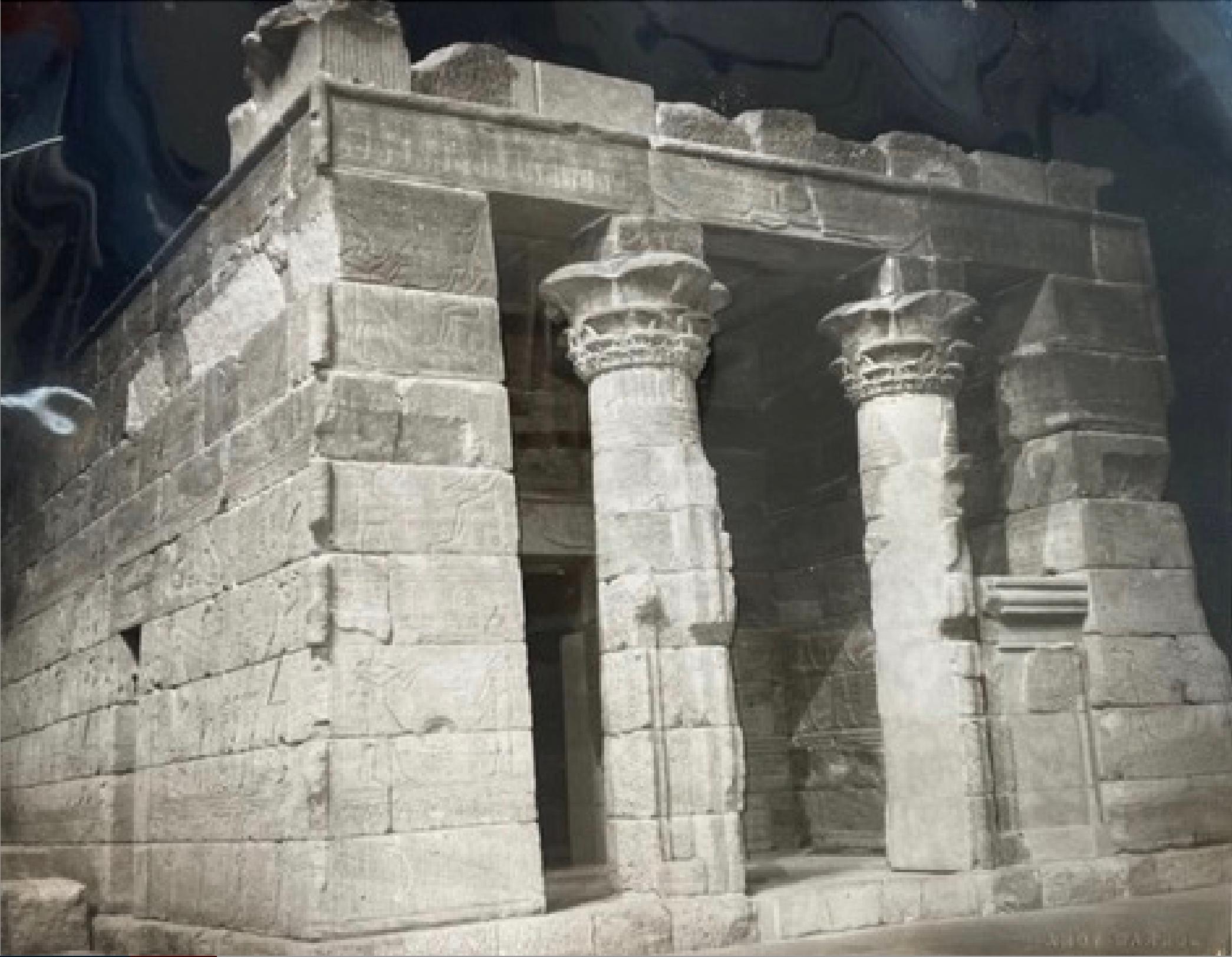 Andy Warhol Black and White Photograph - Temple of Dendur at The Metropolitan Museum of Art