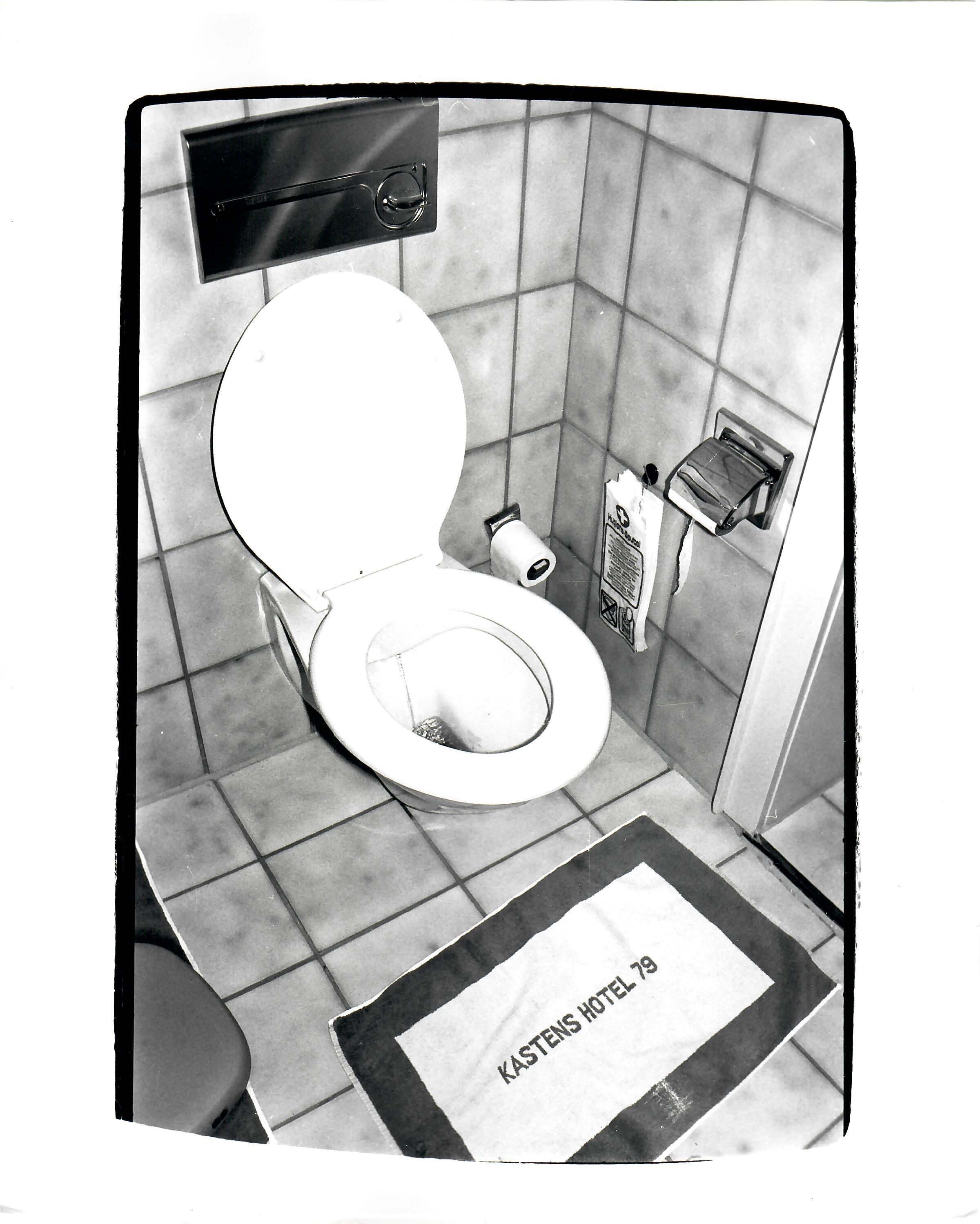 Andy Warhol Black and White Photograph - Toilet/Fountain