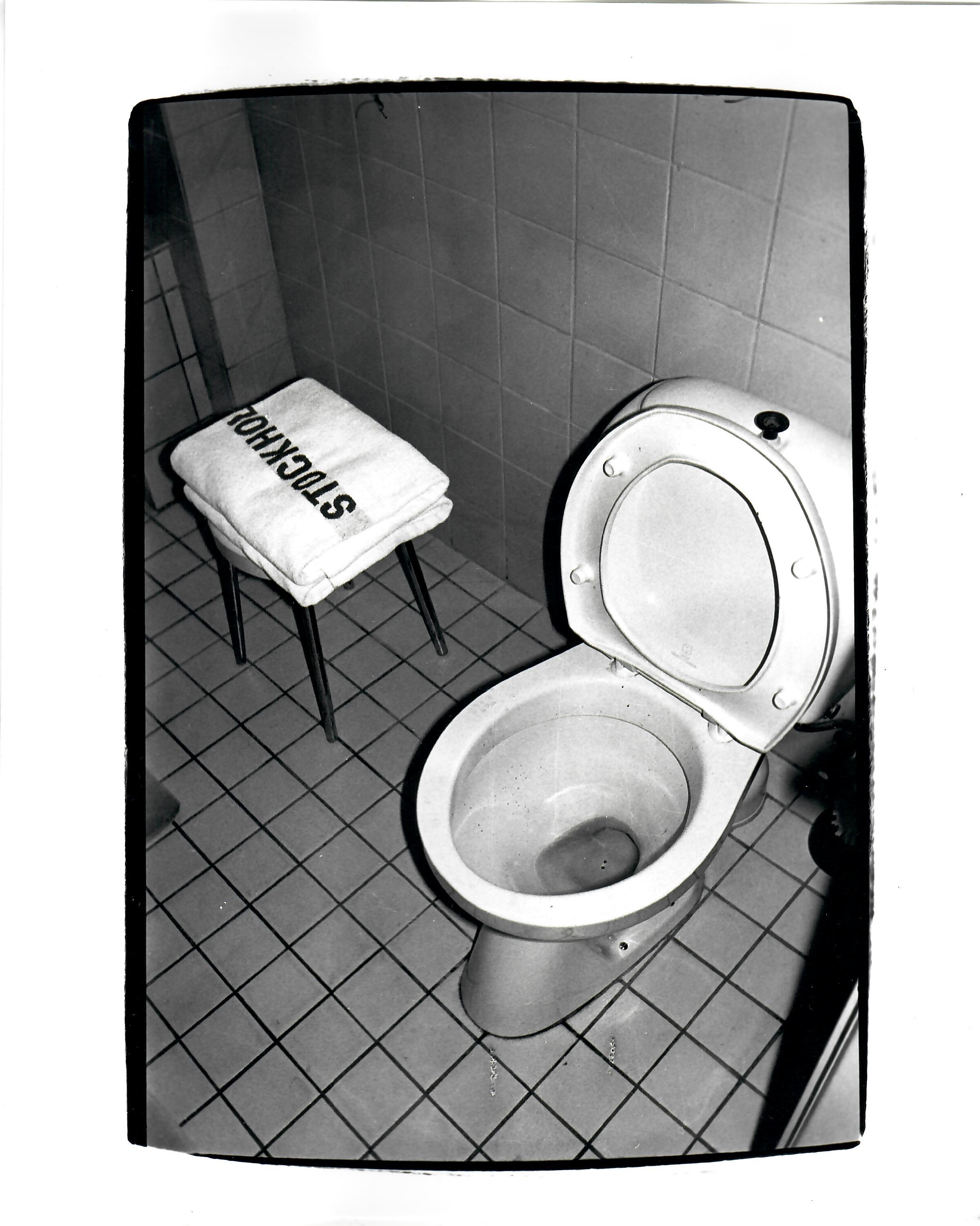 Andy Warhol Black and White Photograph - Toilet/Fountain