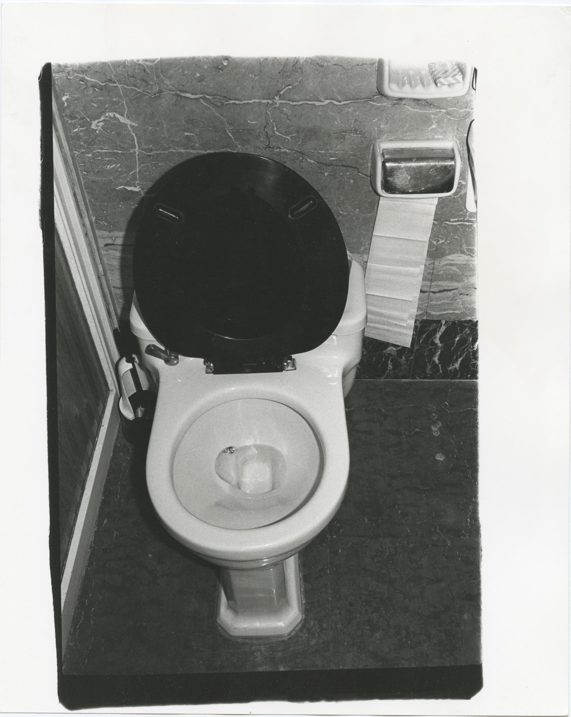 Andy Warhol Black and White Photograph – Toilette/Brunnen