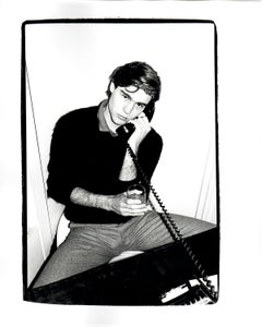 Vintage Unidentified Man on Phone