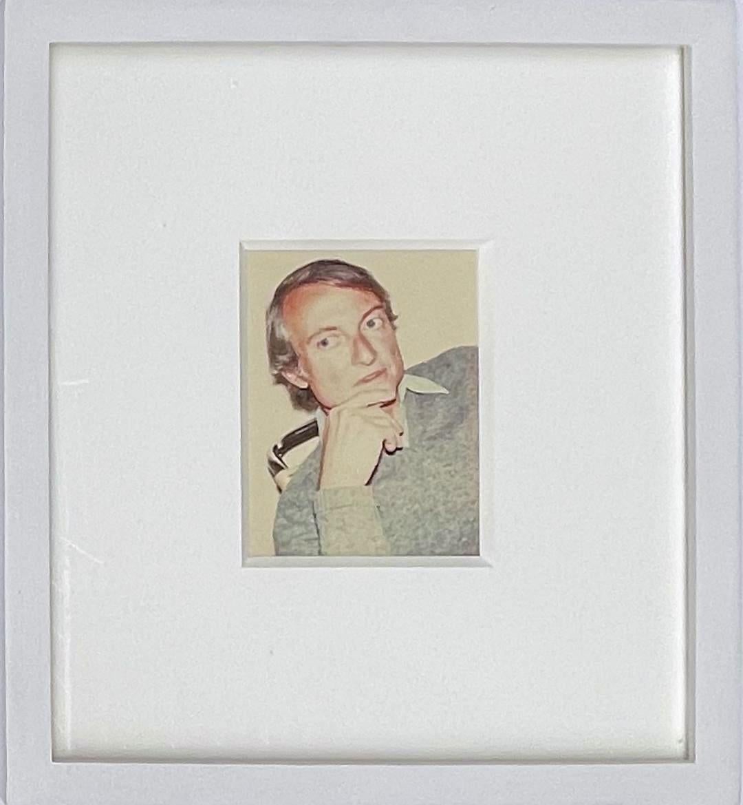 Unique Polaroid of Roy Lichtenstein, Authenticated by the Andy Warhol Foundation For Sale 1