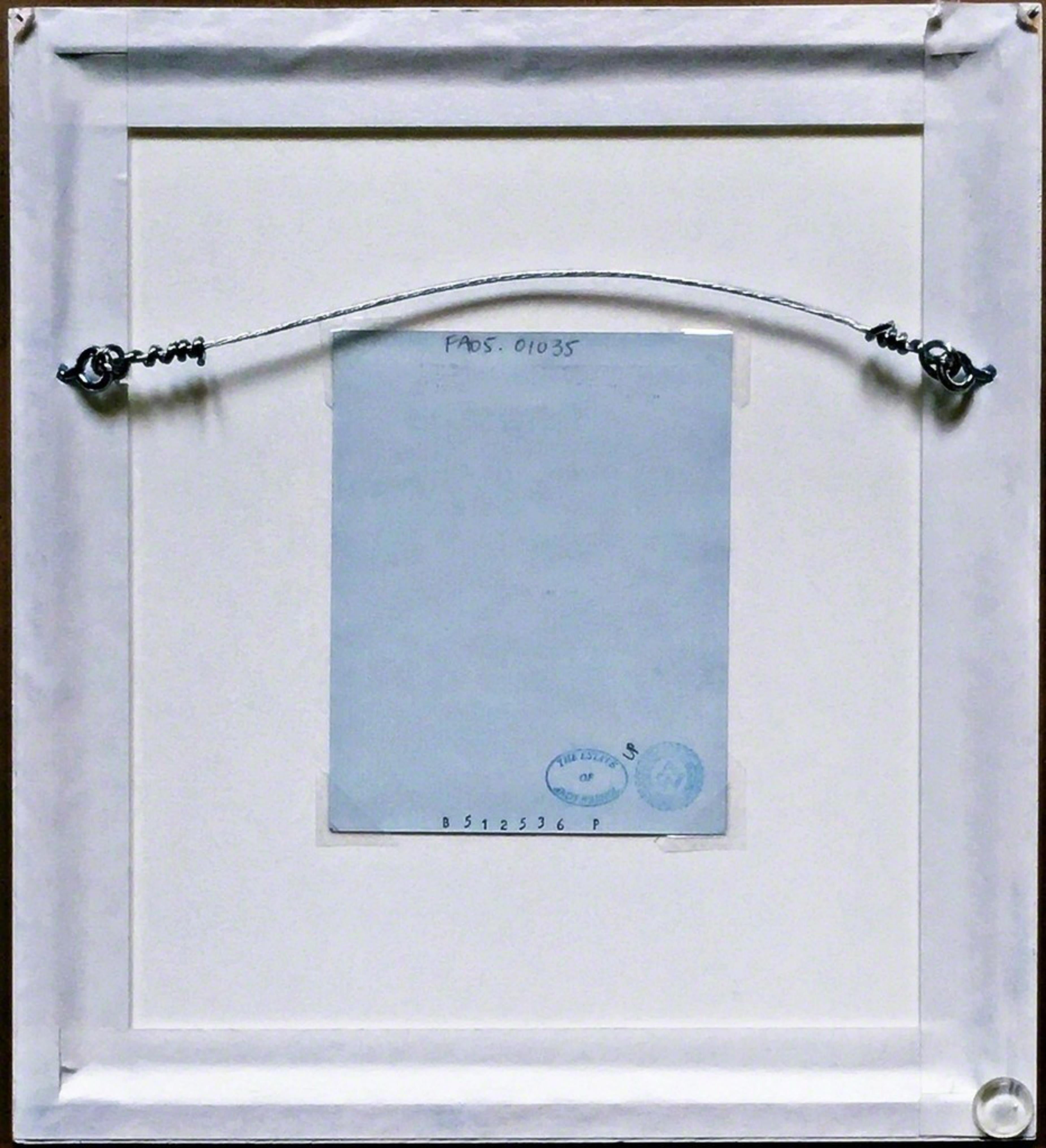 Einzigartiger Polaroid von Roy Lichtenstein, authentifiziert von der Andy Warhol Foundation im Angebot 2