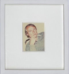 Unique portrait of Roy Lichtenstein, Authenticated by the Andy Warhol Foundation