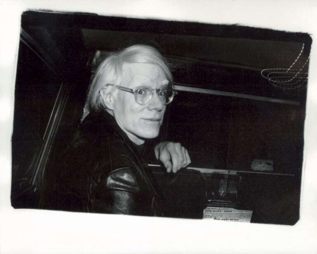 Andy Warhol Portrait Photograph - Untitled - Andy looking back