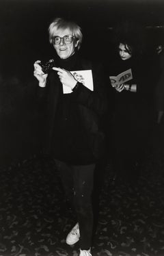 Vintage Andy Warhol darkroom photograph (Andy Warhol photo)