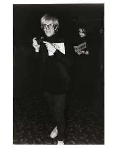 Vintage Andy Warhol darkroom photograph (Andy Warhol photo)